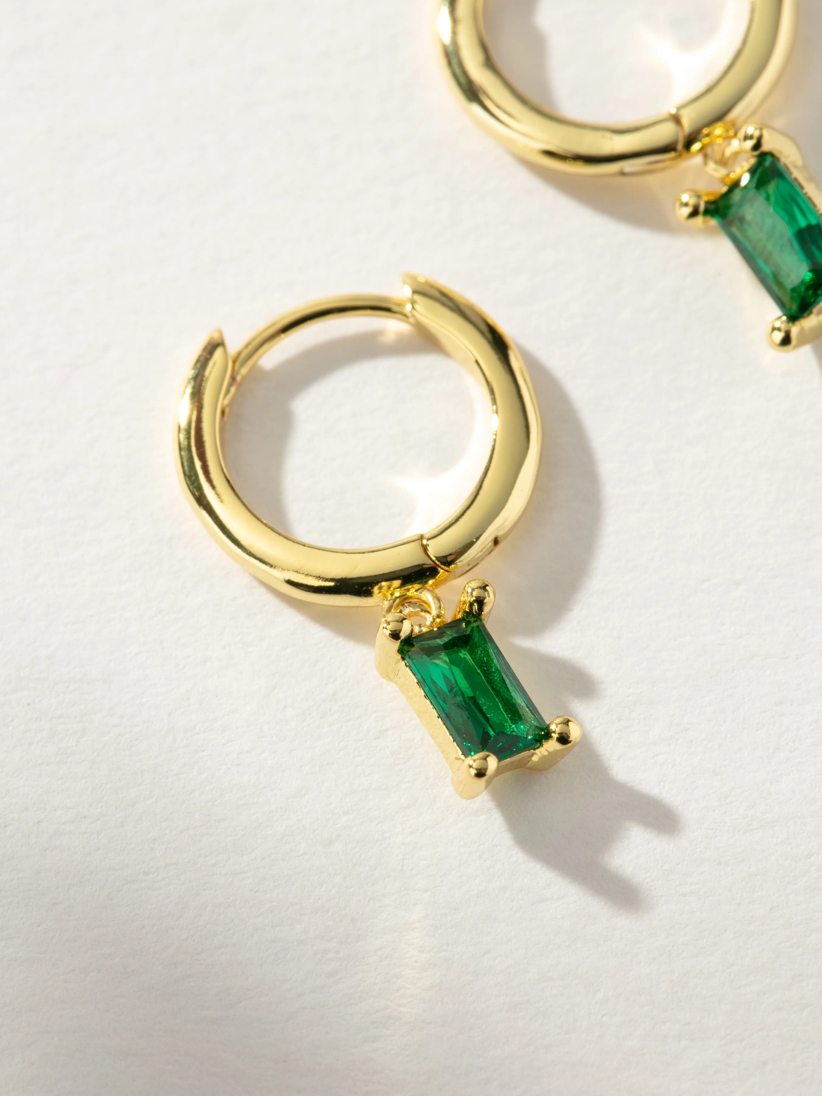 Birthstone Huggie Earrings - Image 16