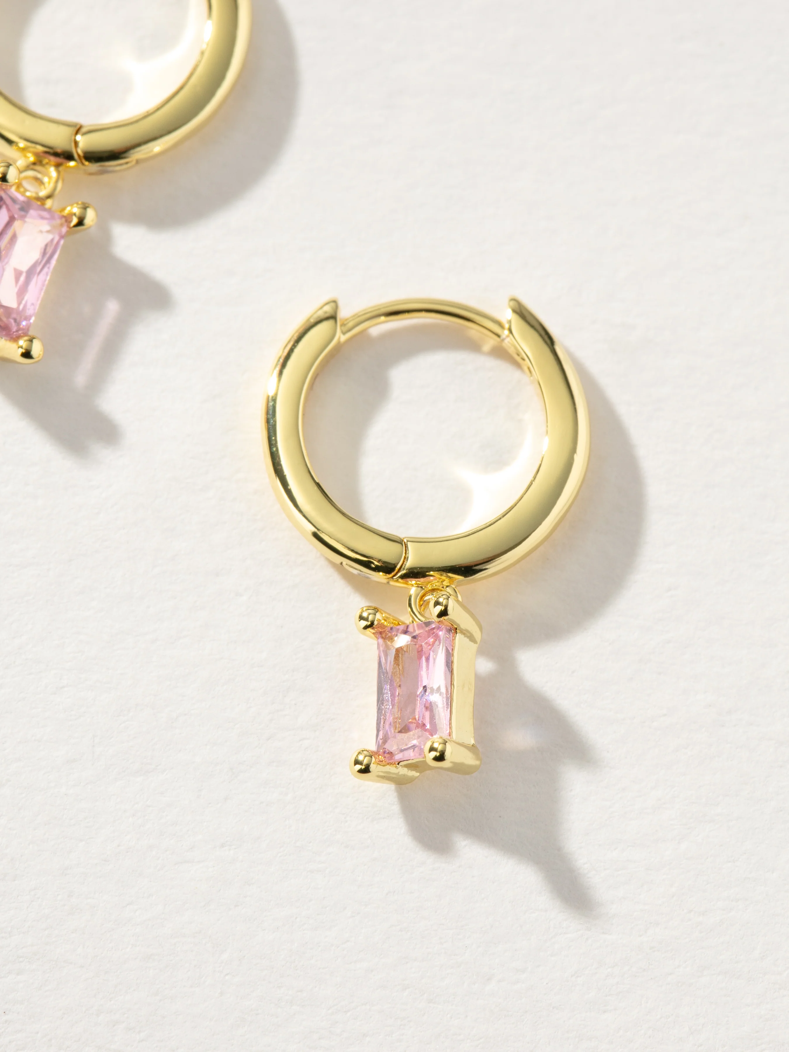 Birthstone Huggie Earrings - Image 30