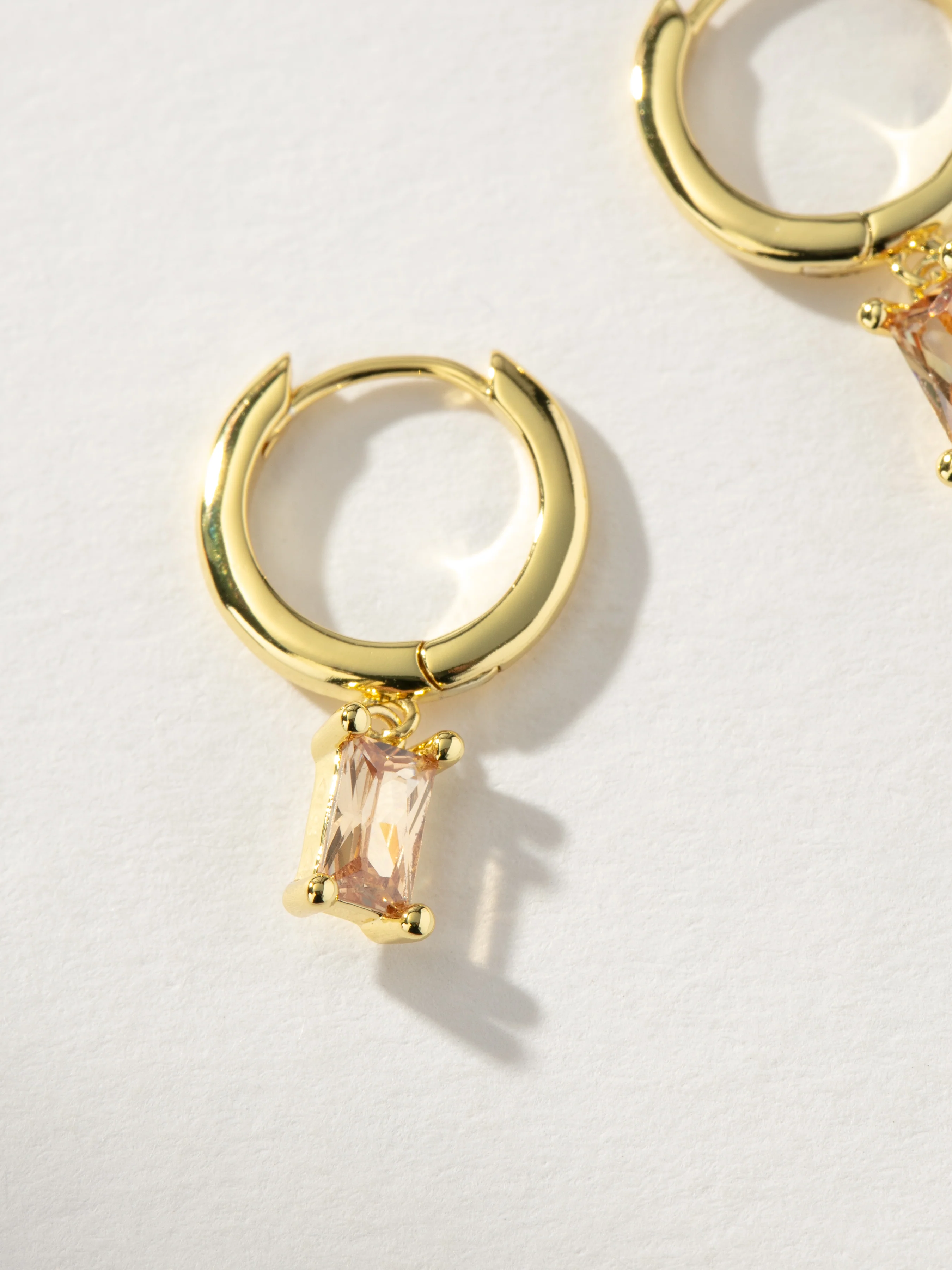 Birthstone Huggie Earrings - Image 33