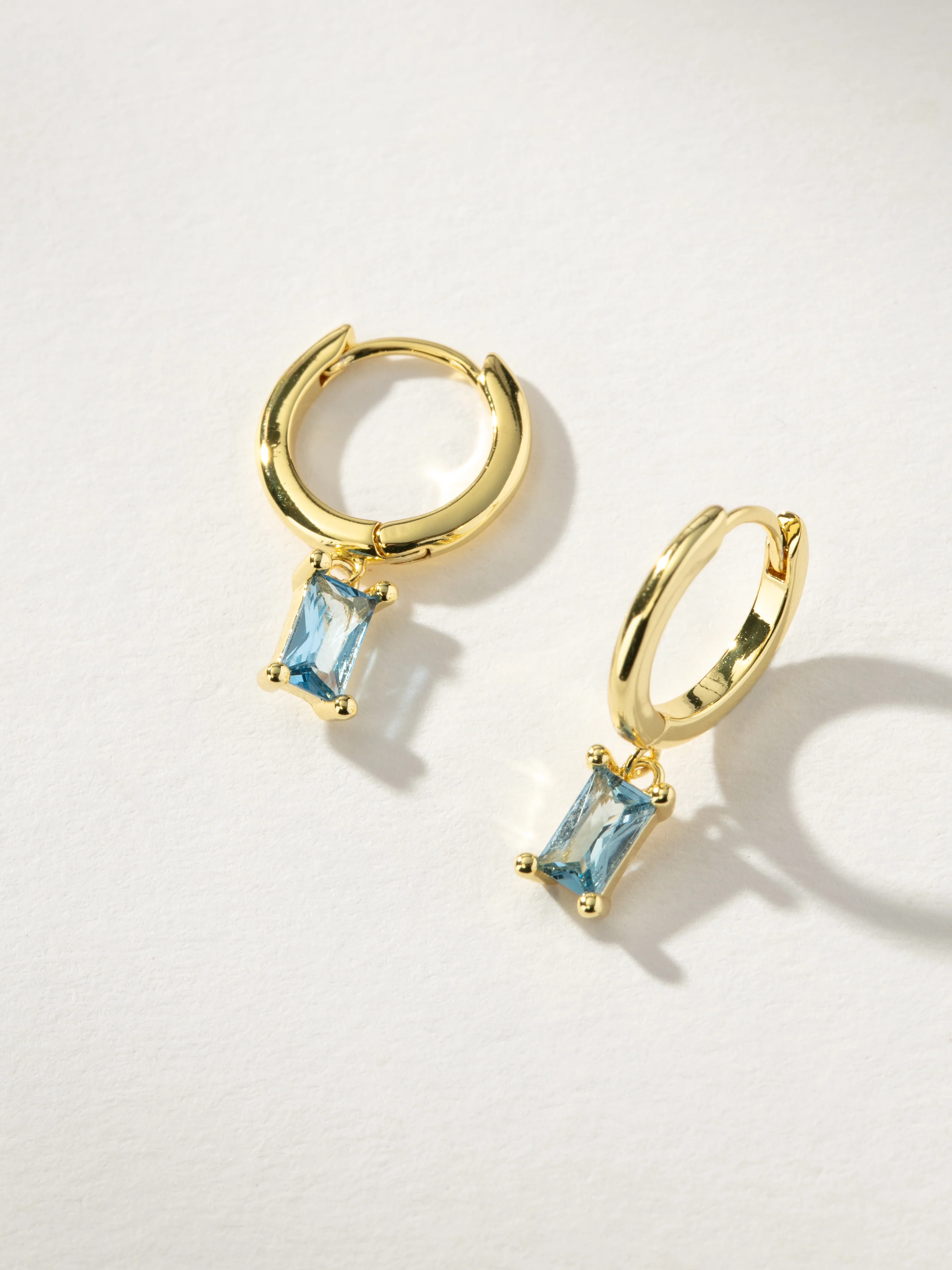 Birthstone Huggie Earrings - Image 35