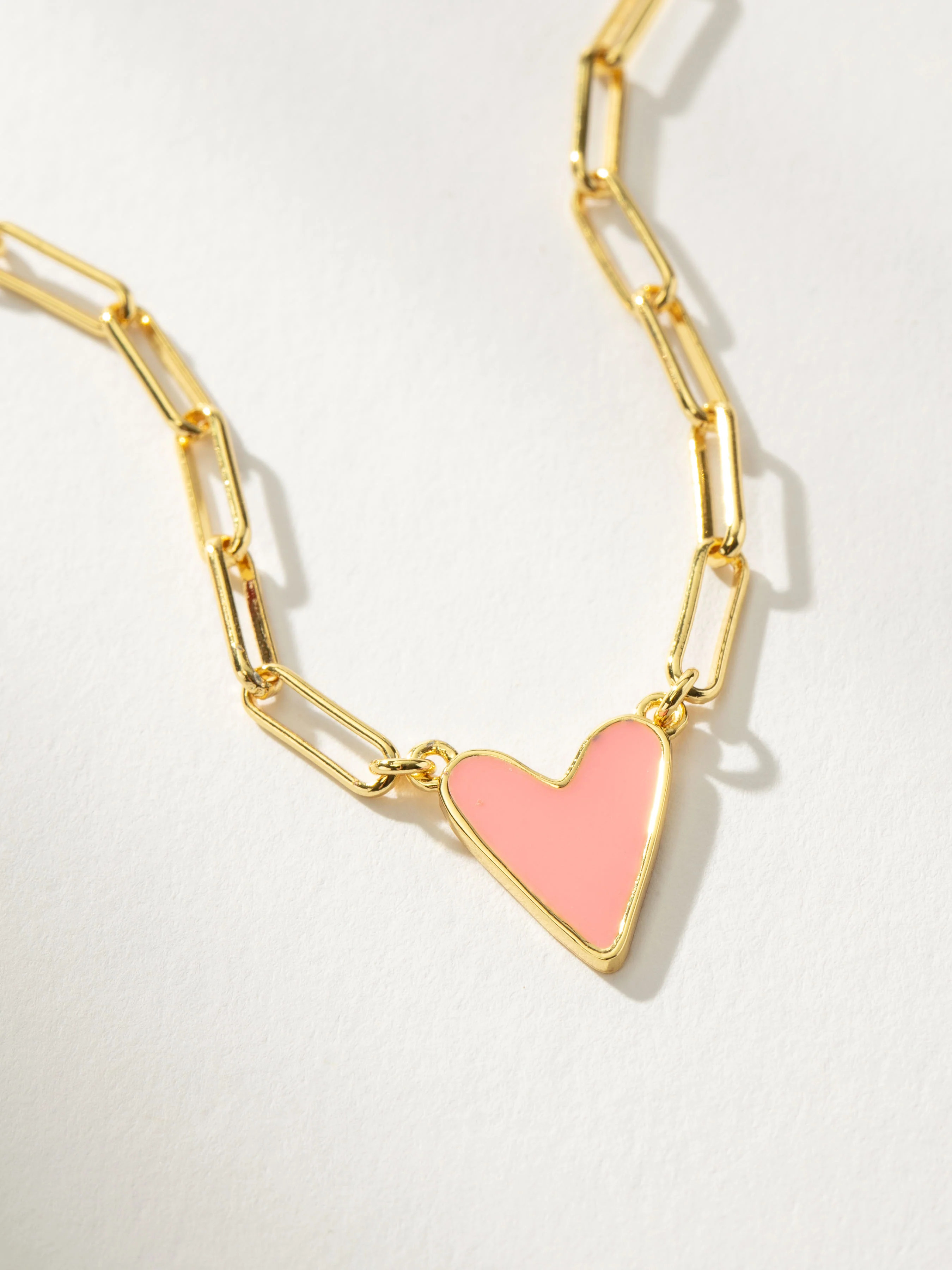 Enamel Heart Necklace - Image 7