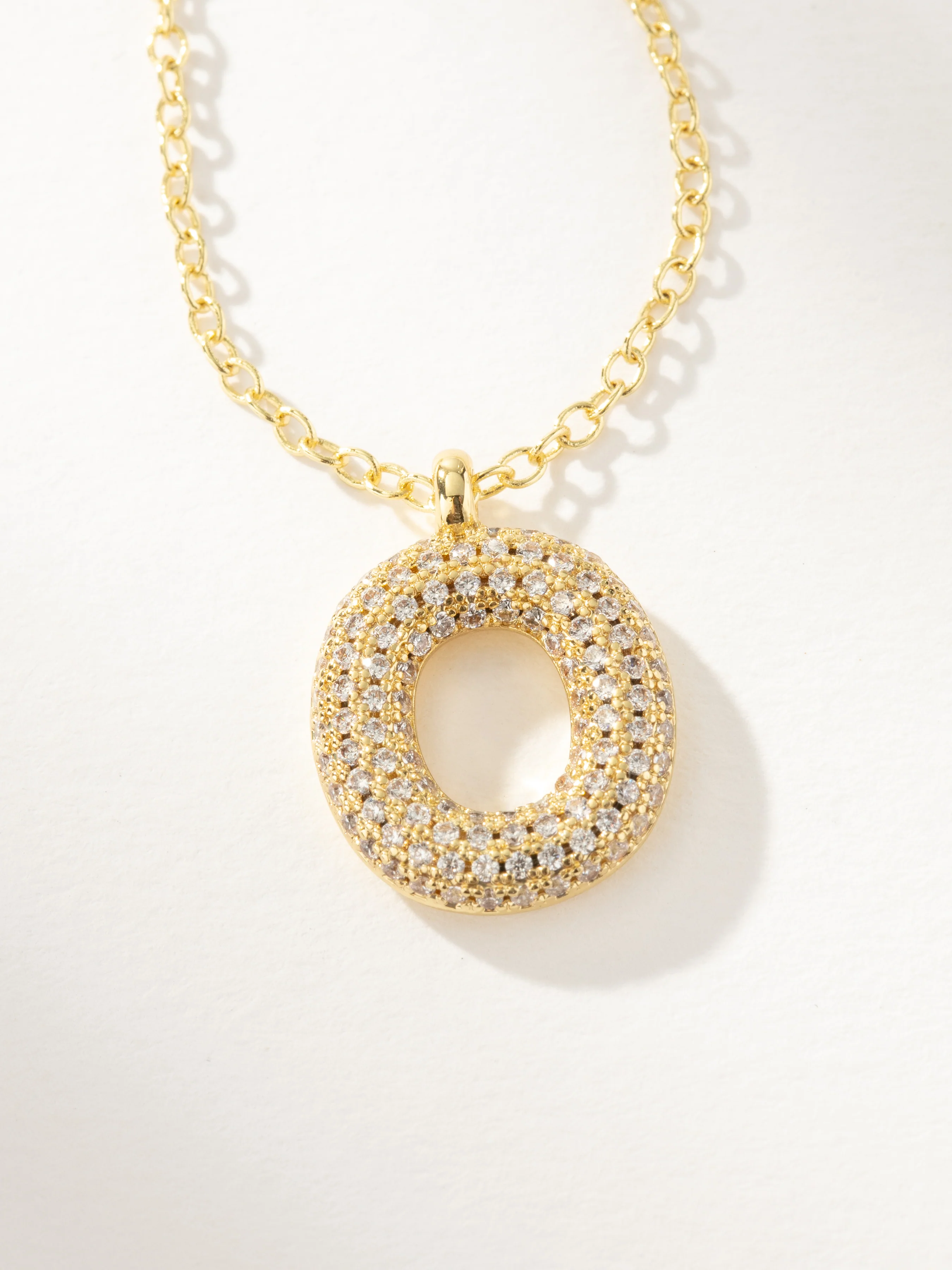 Pavé Bubble Letter Necklace 2.0 - Image 16