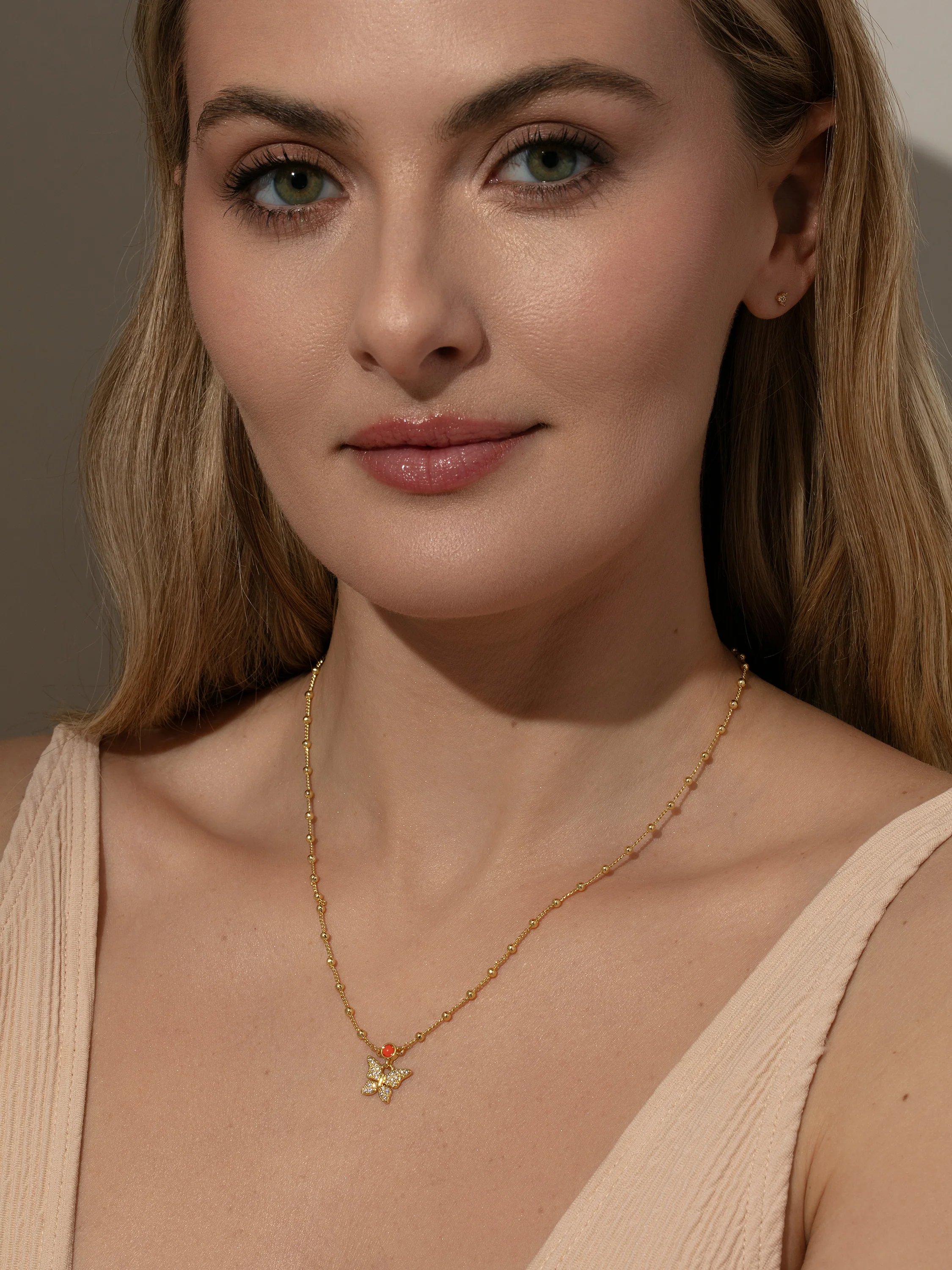 Butterfly Garden Pendant Necklace - Image 2