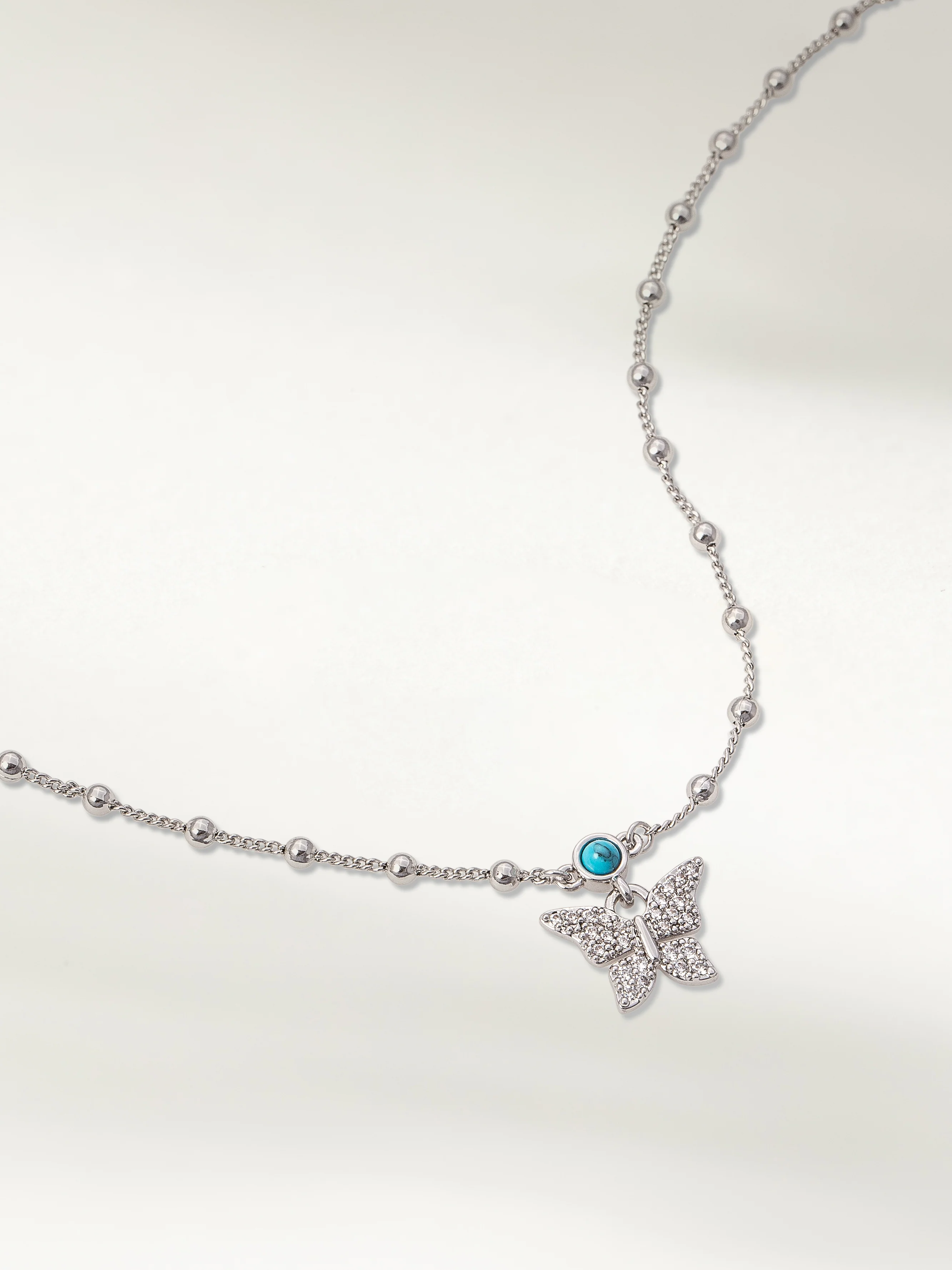 Butterfly Garden Pendant Necklace - Image 5