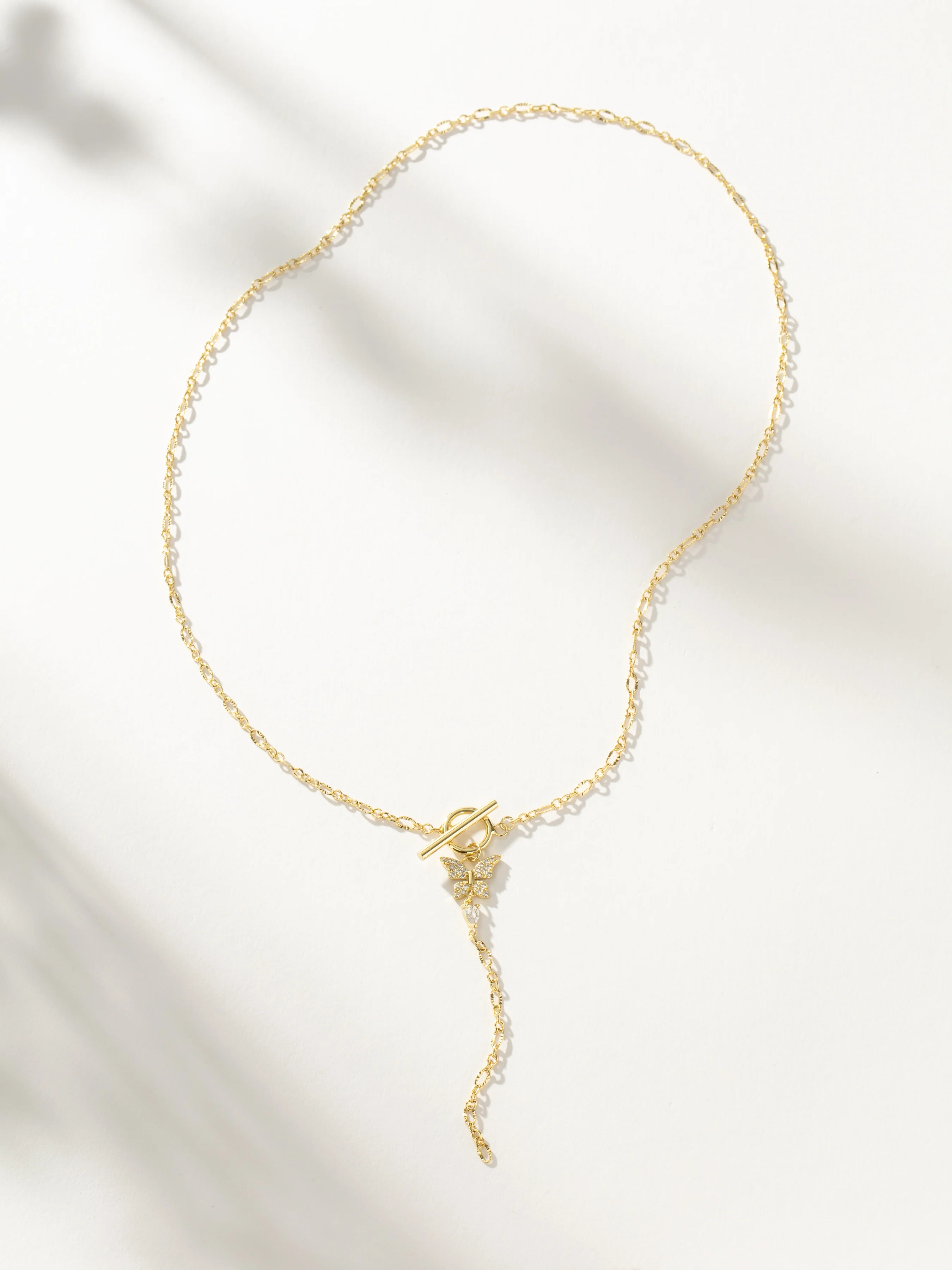 Butterfly Lariat Necklace - Image 3