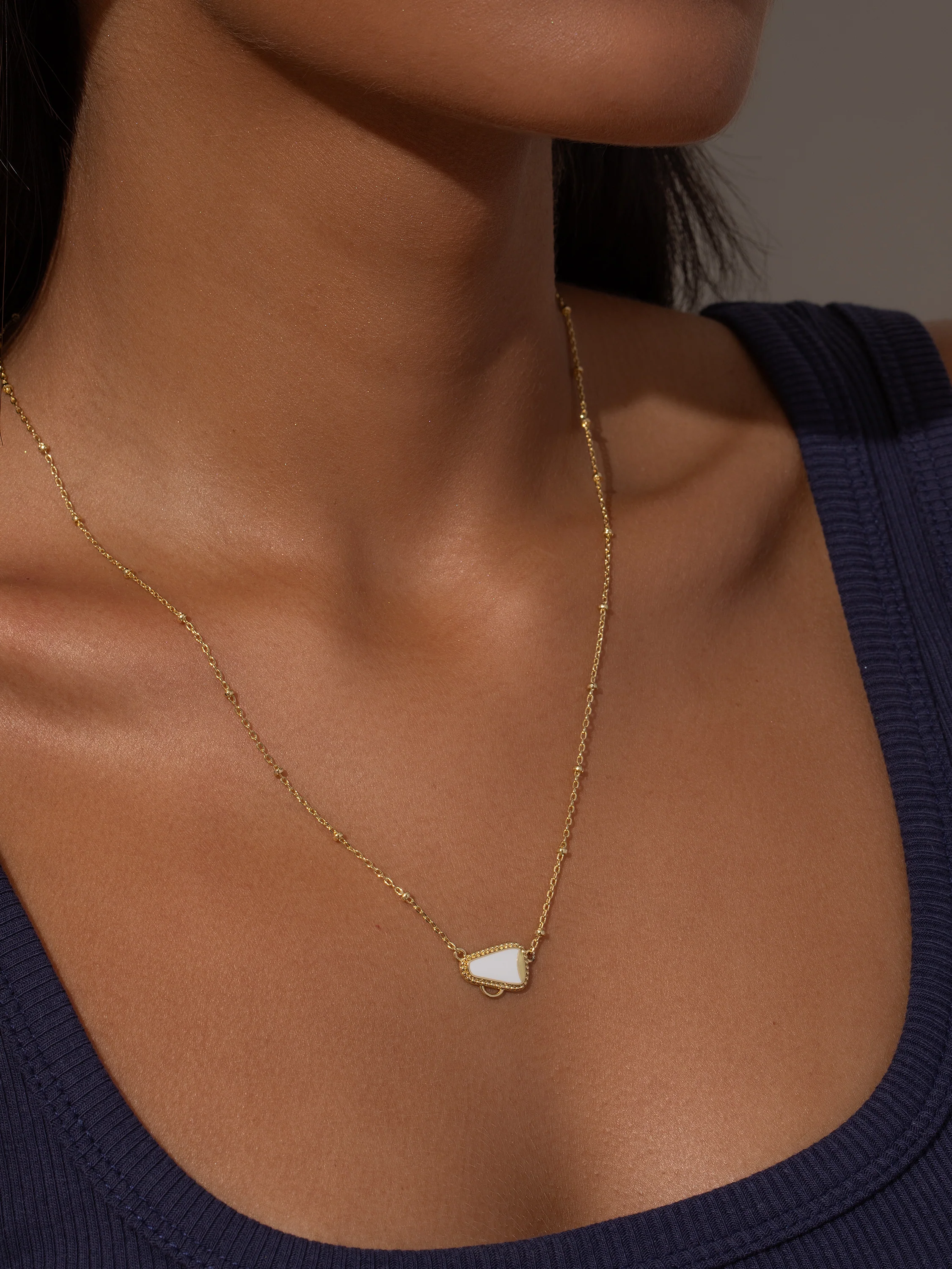 Cheer Megaphone Pendant Necklace - Image 2