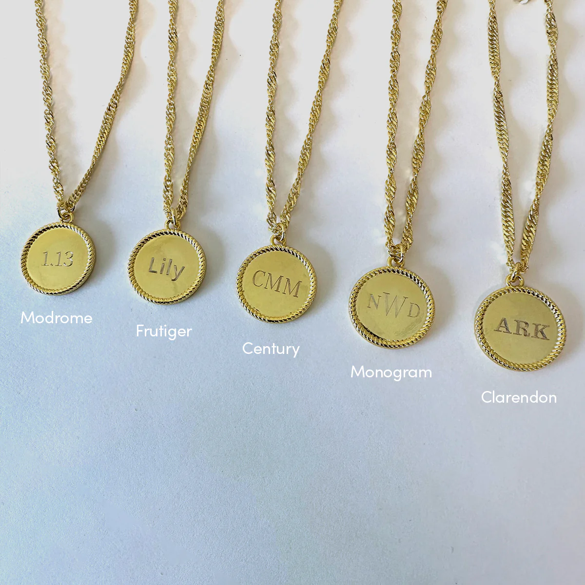Circle Pendant Necklace - Image 5