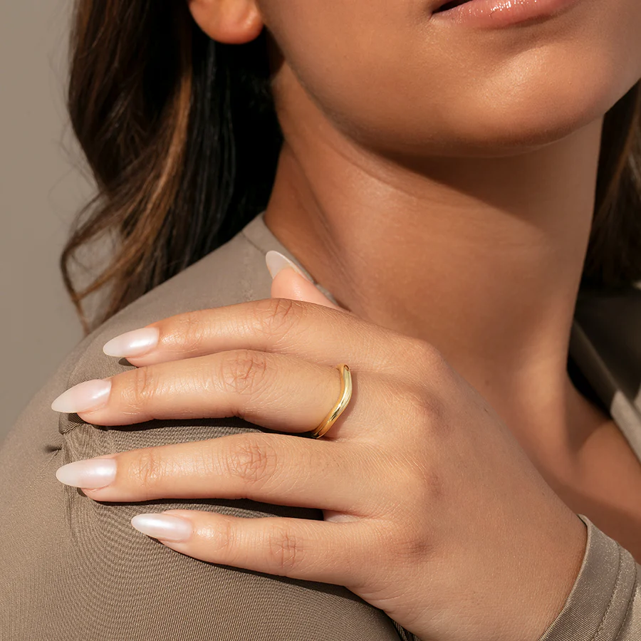 Curve Vermeil Ring - Image 7