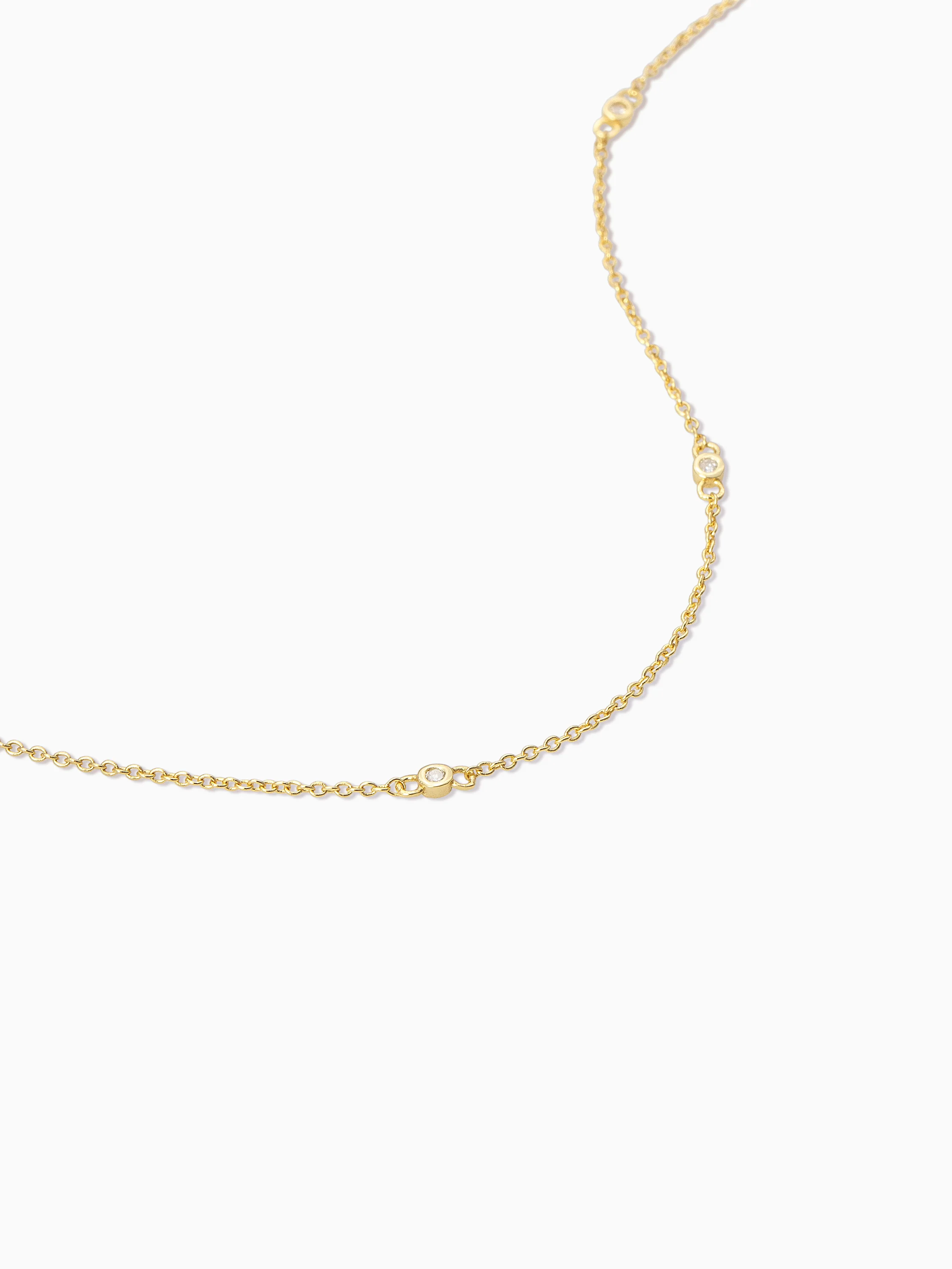Vermeil Dainty Diamond Bracelet - Image 4