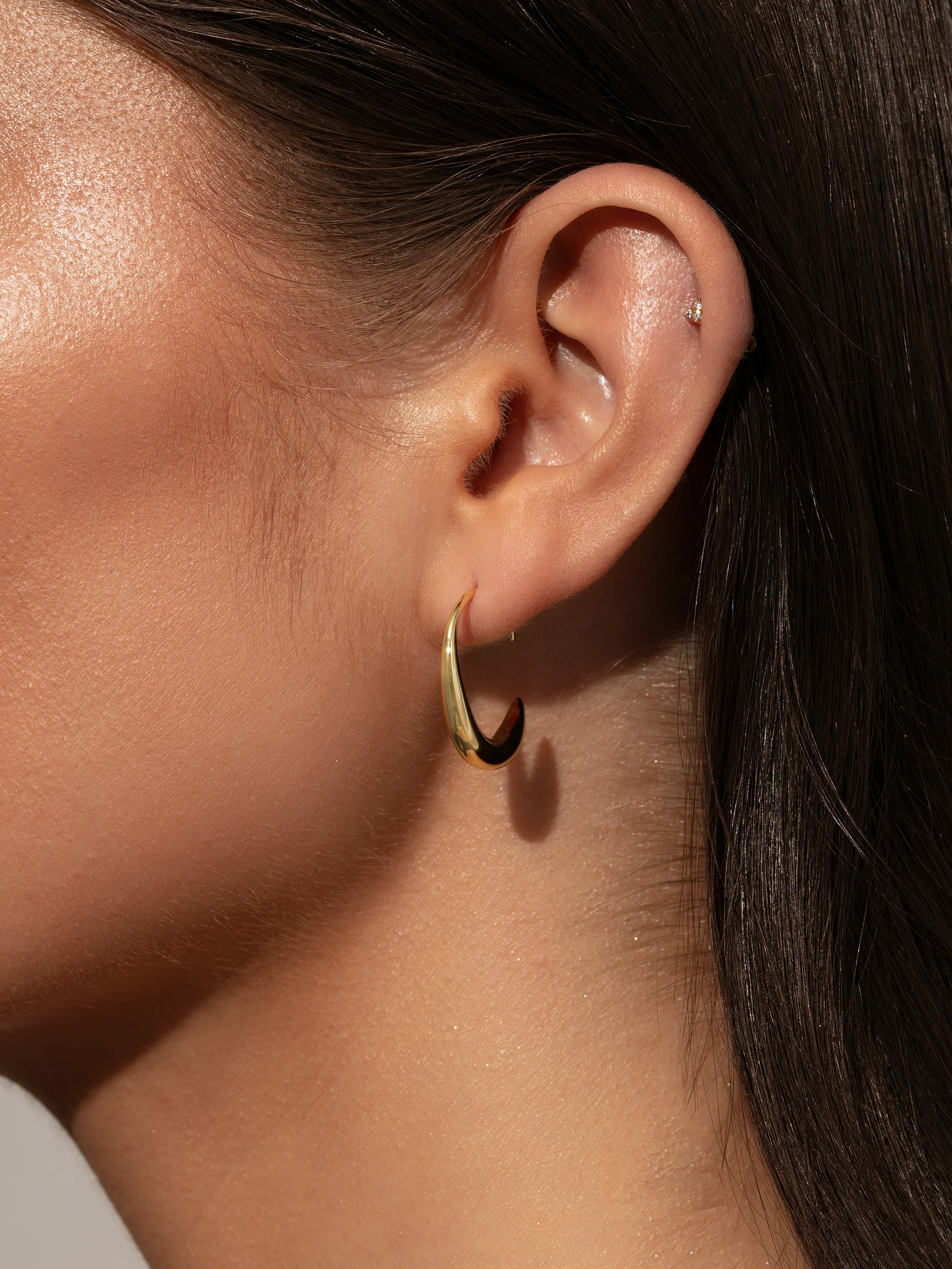 Dewdrop Hoop Earrings - Image 3