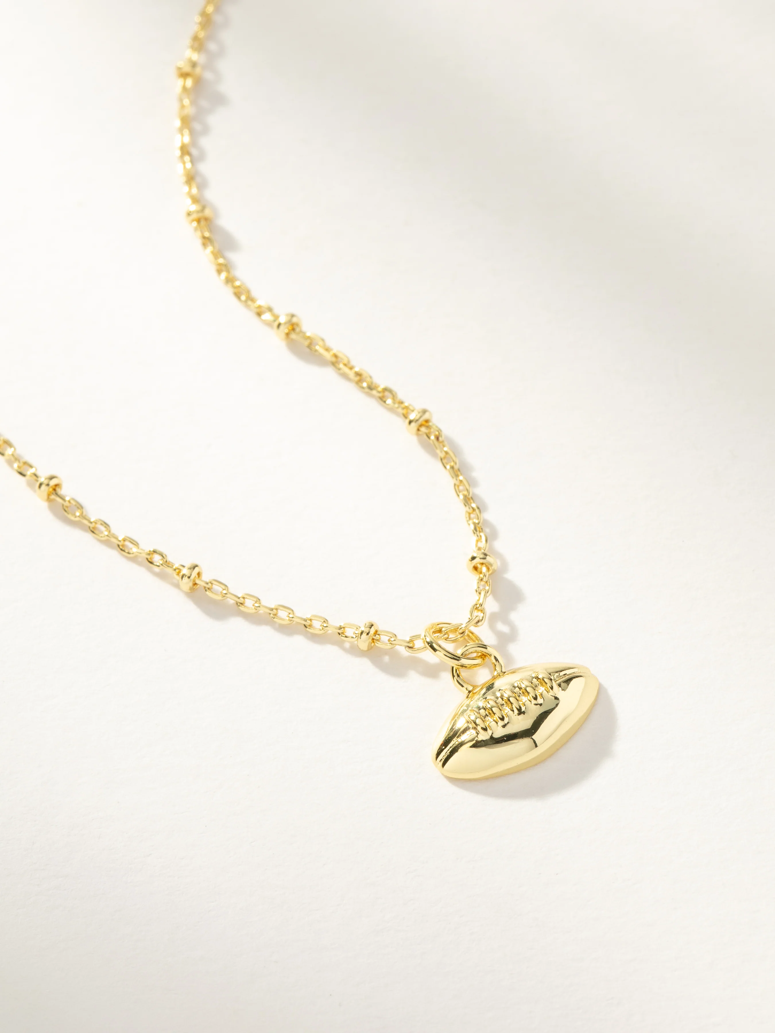 Football Pendant Necklace