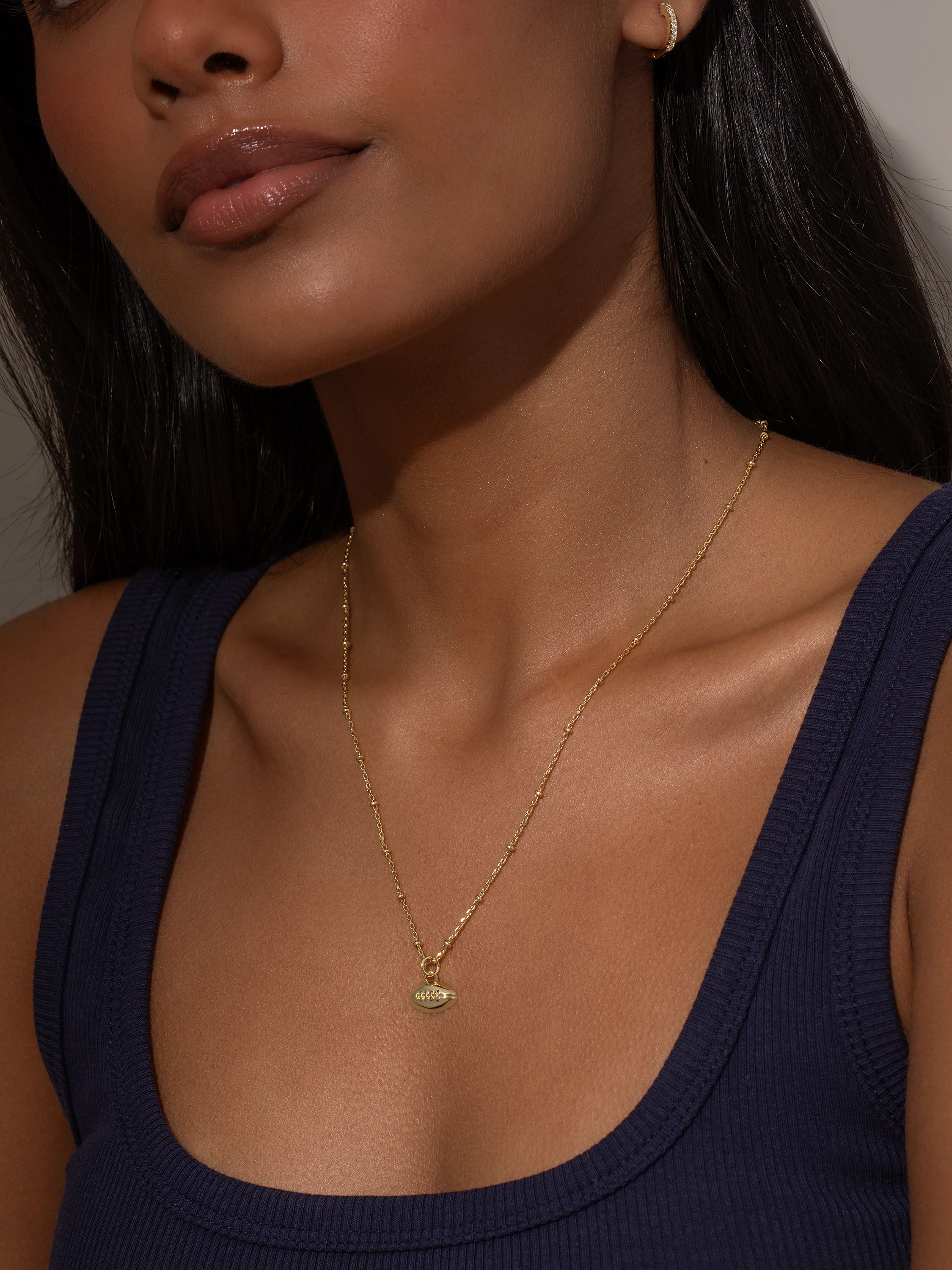 Football Pendant Necklace - Image 2