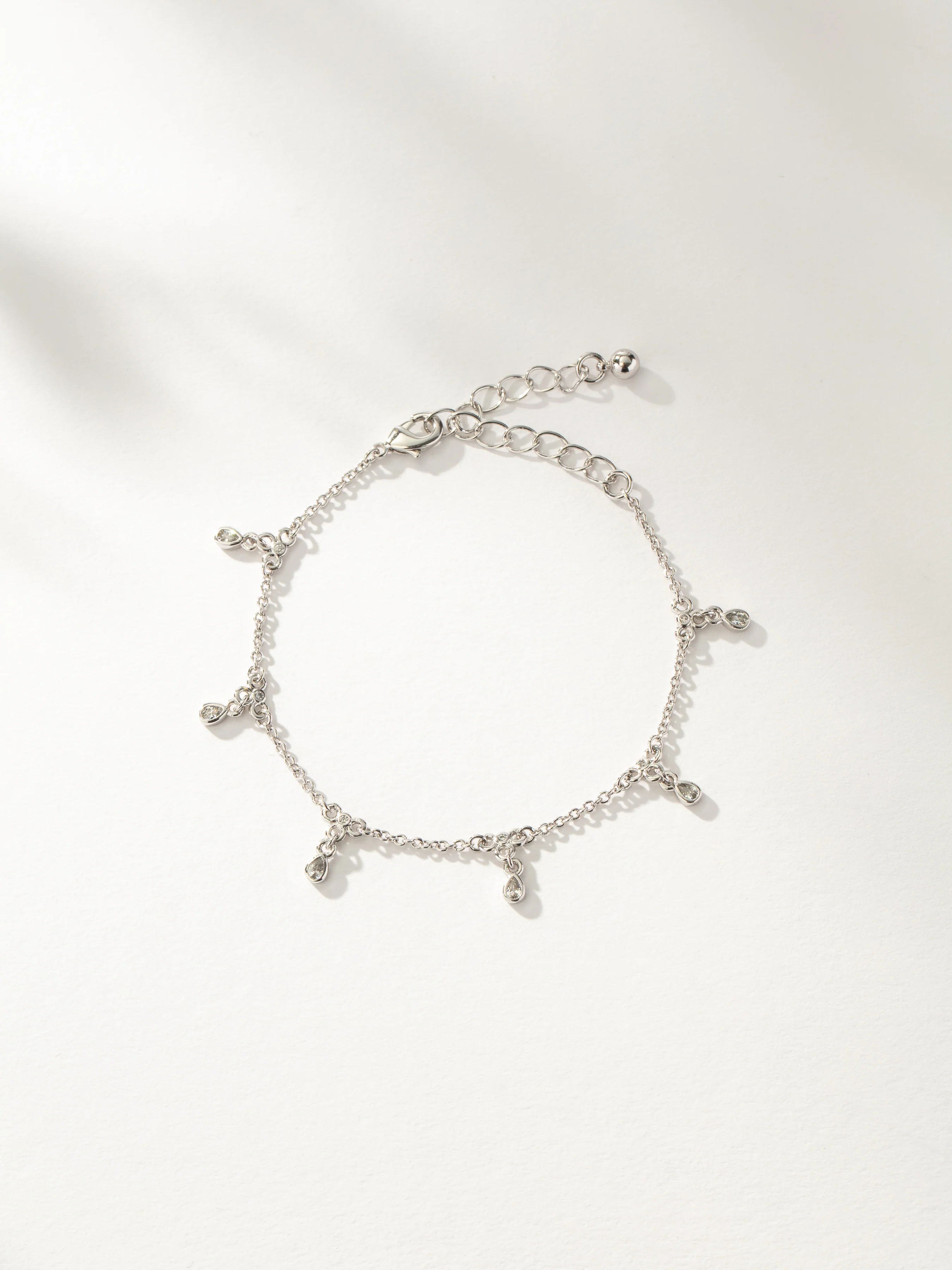 Gem Drop Chain Anklet - Image 2