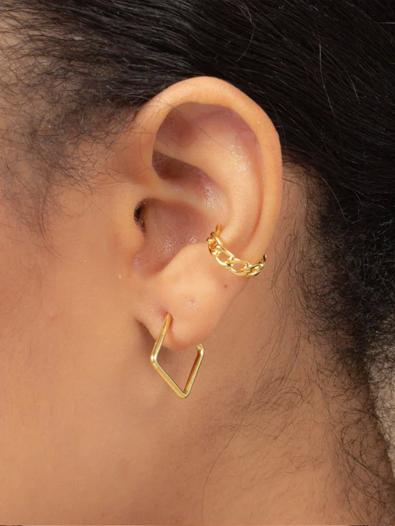 Girl Boss Hoop Earrings - Image 5