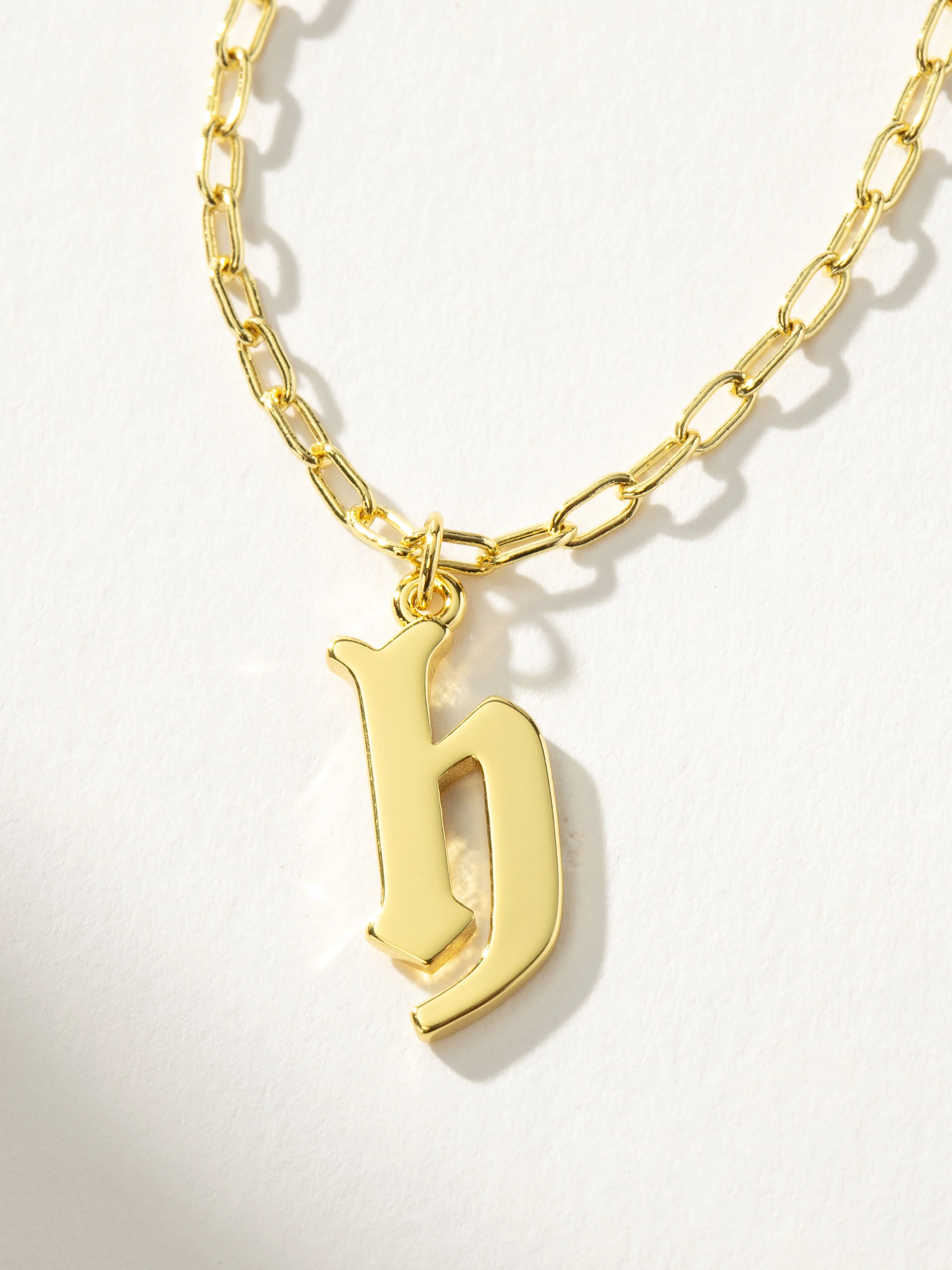 Gothic Initial Necklace - Image 10