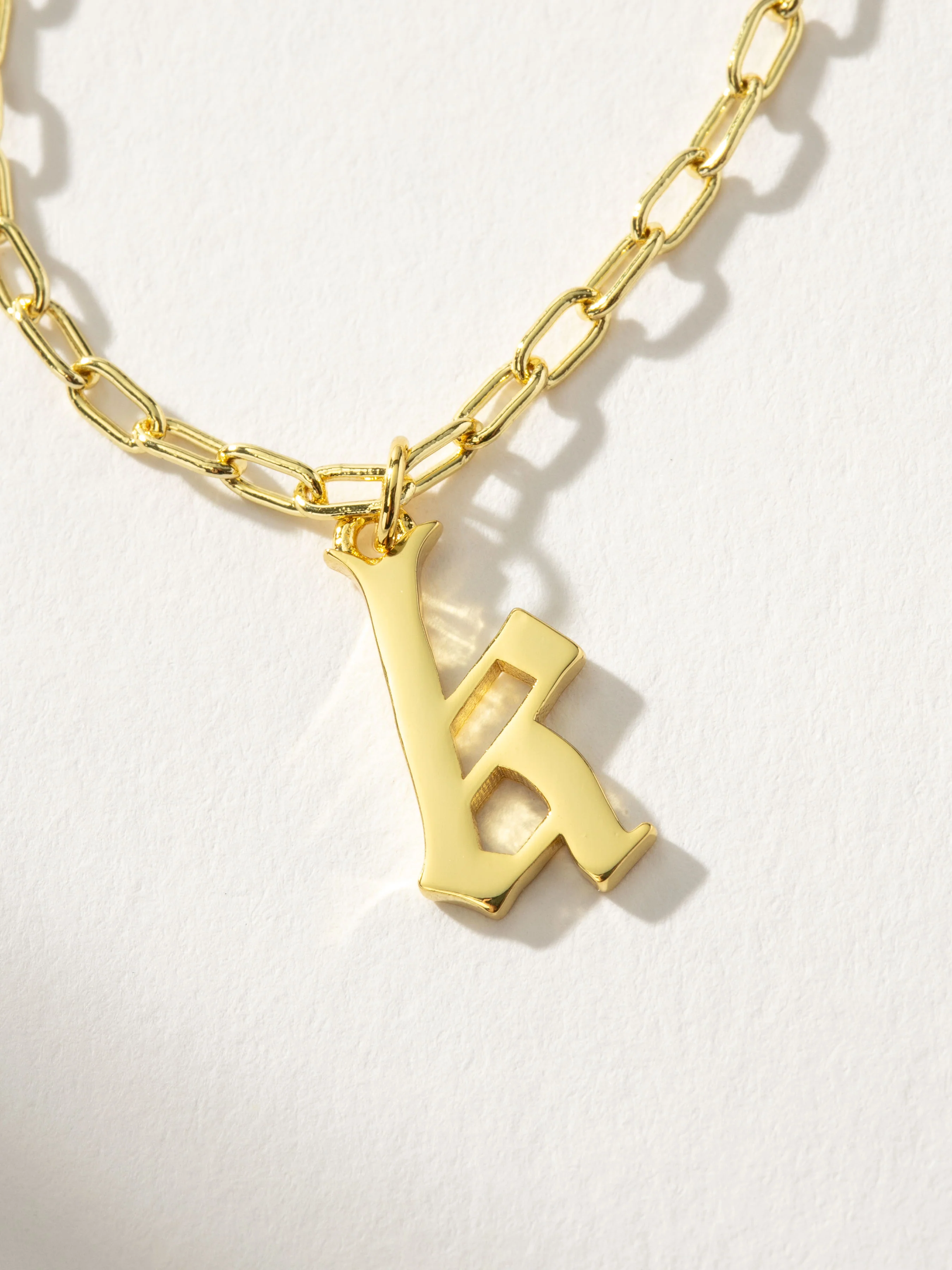 Gothic Initial Necklace - Image 13