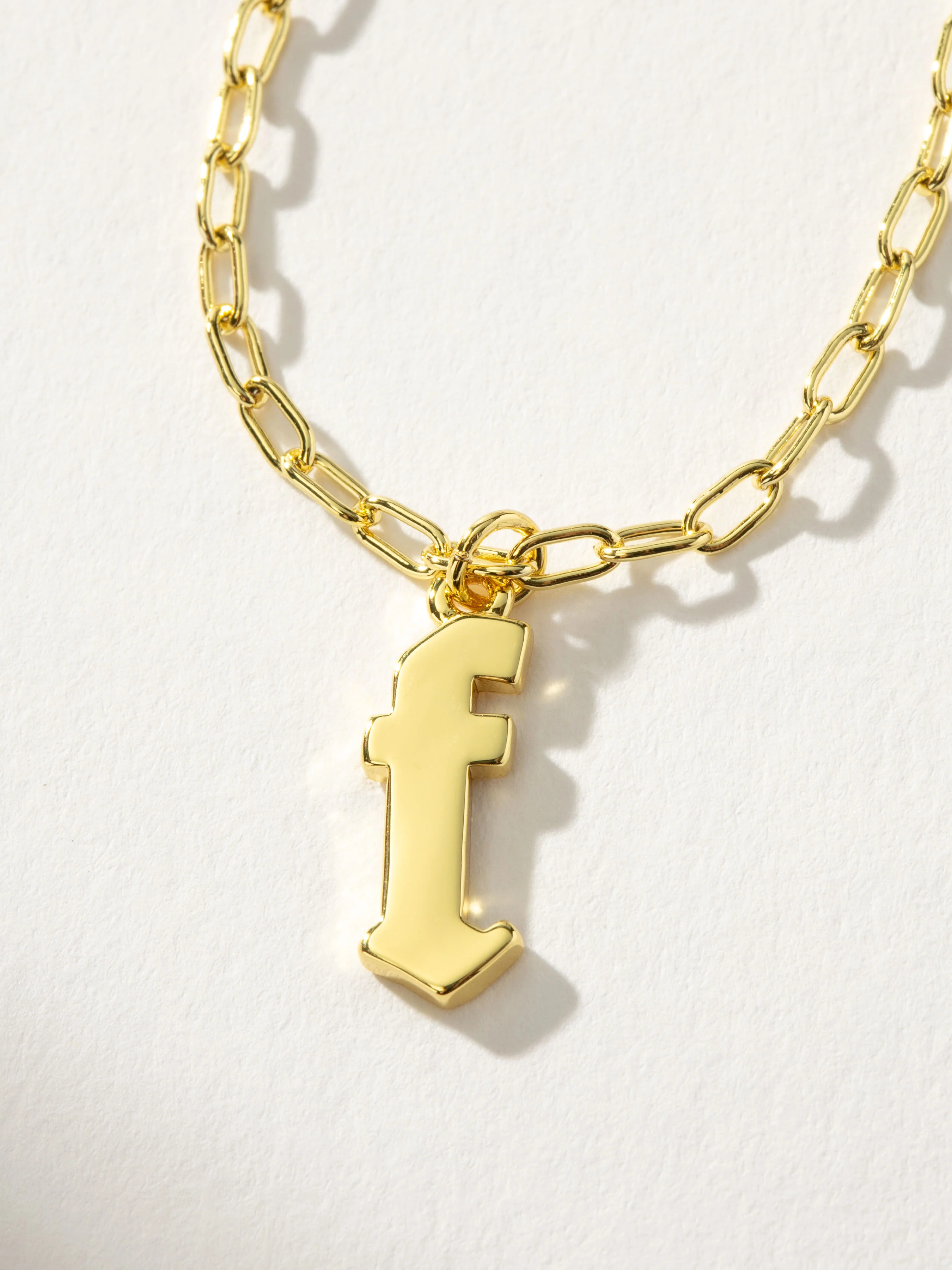 Gothic Initial Necklace - Image 8