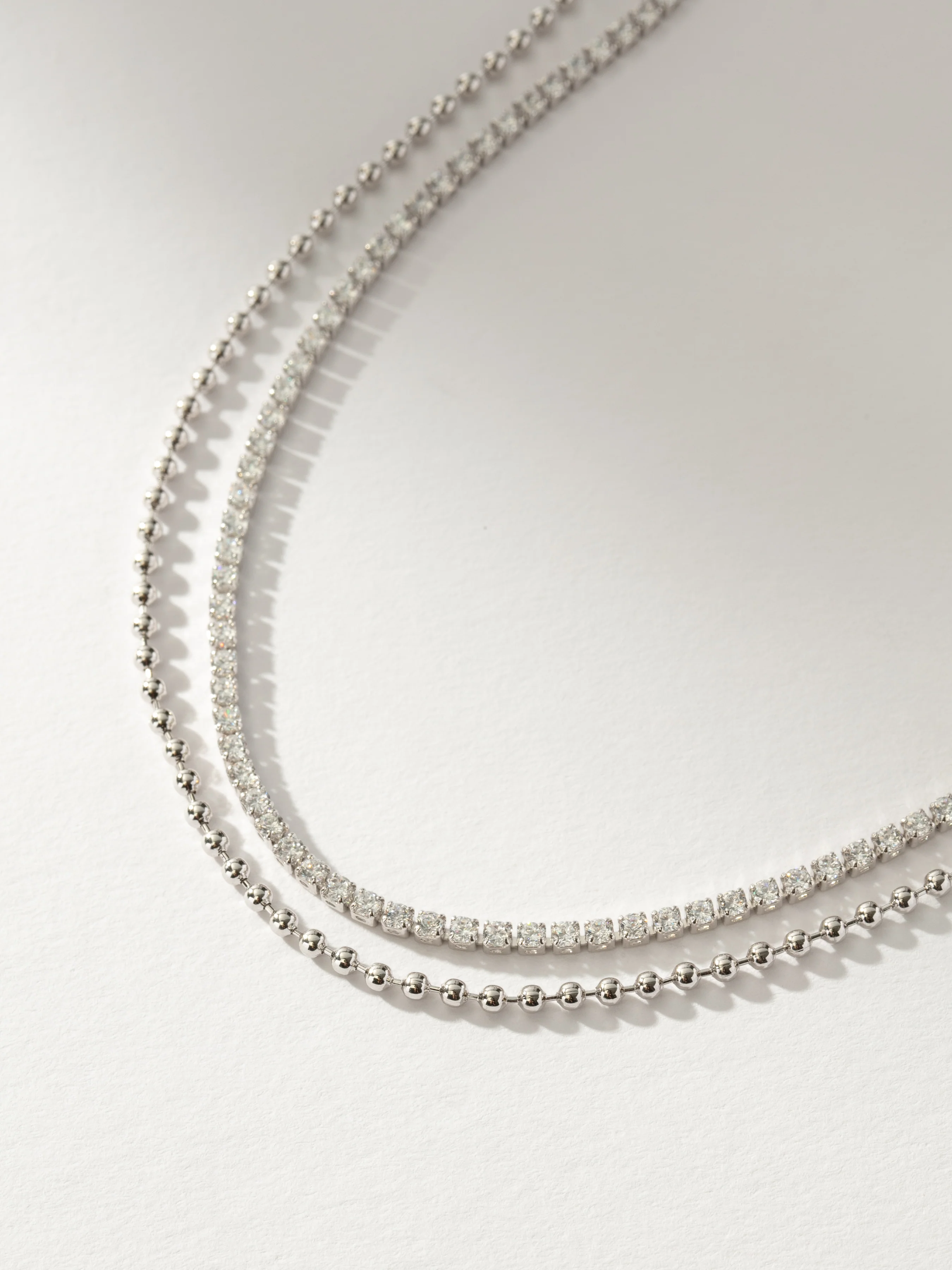Happy Hour Layered Tennis Necklace - Image 5