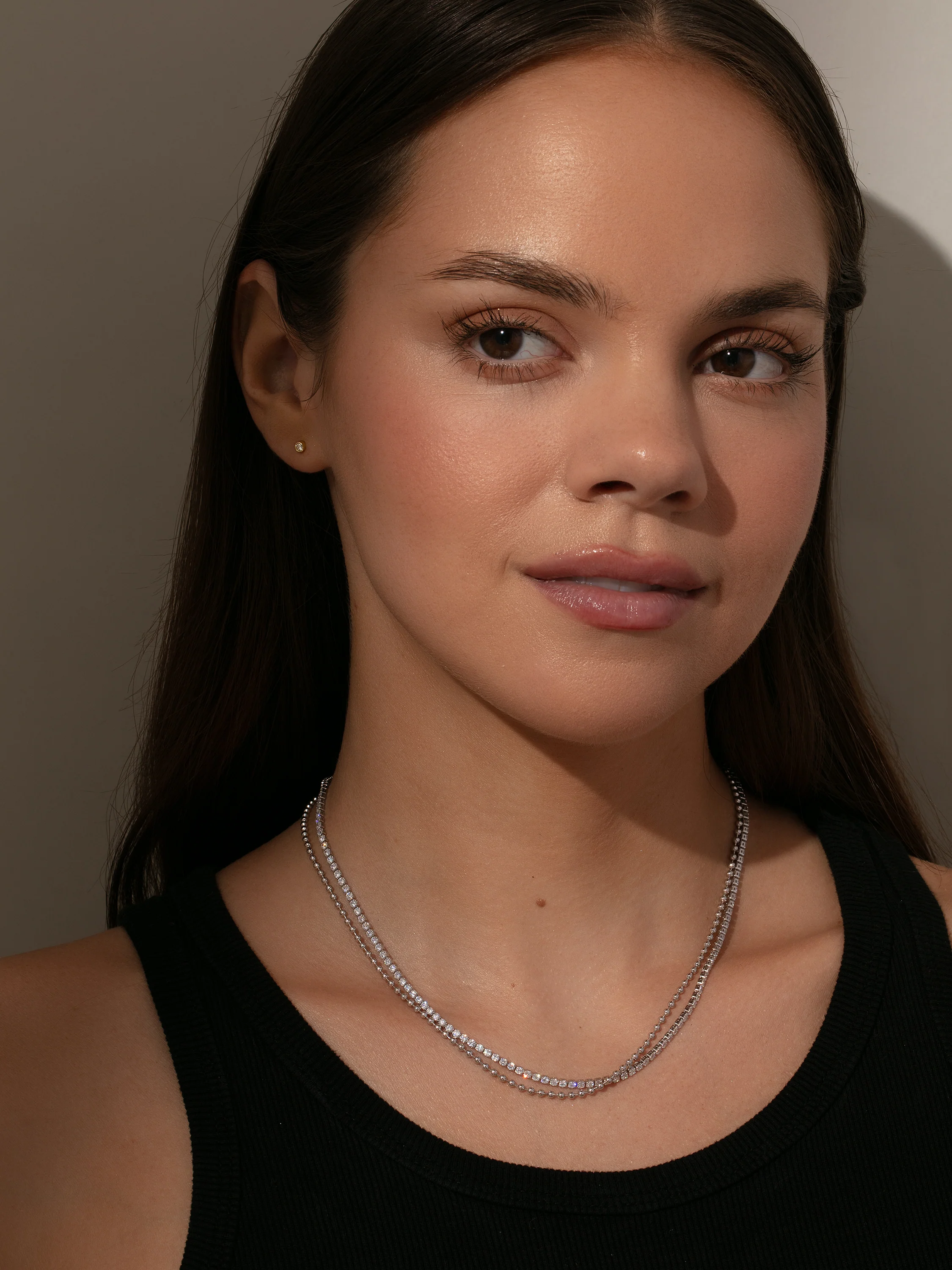 Happy Hour Layered Tennis Necklace - Image 6