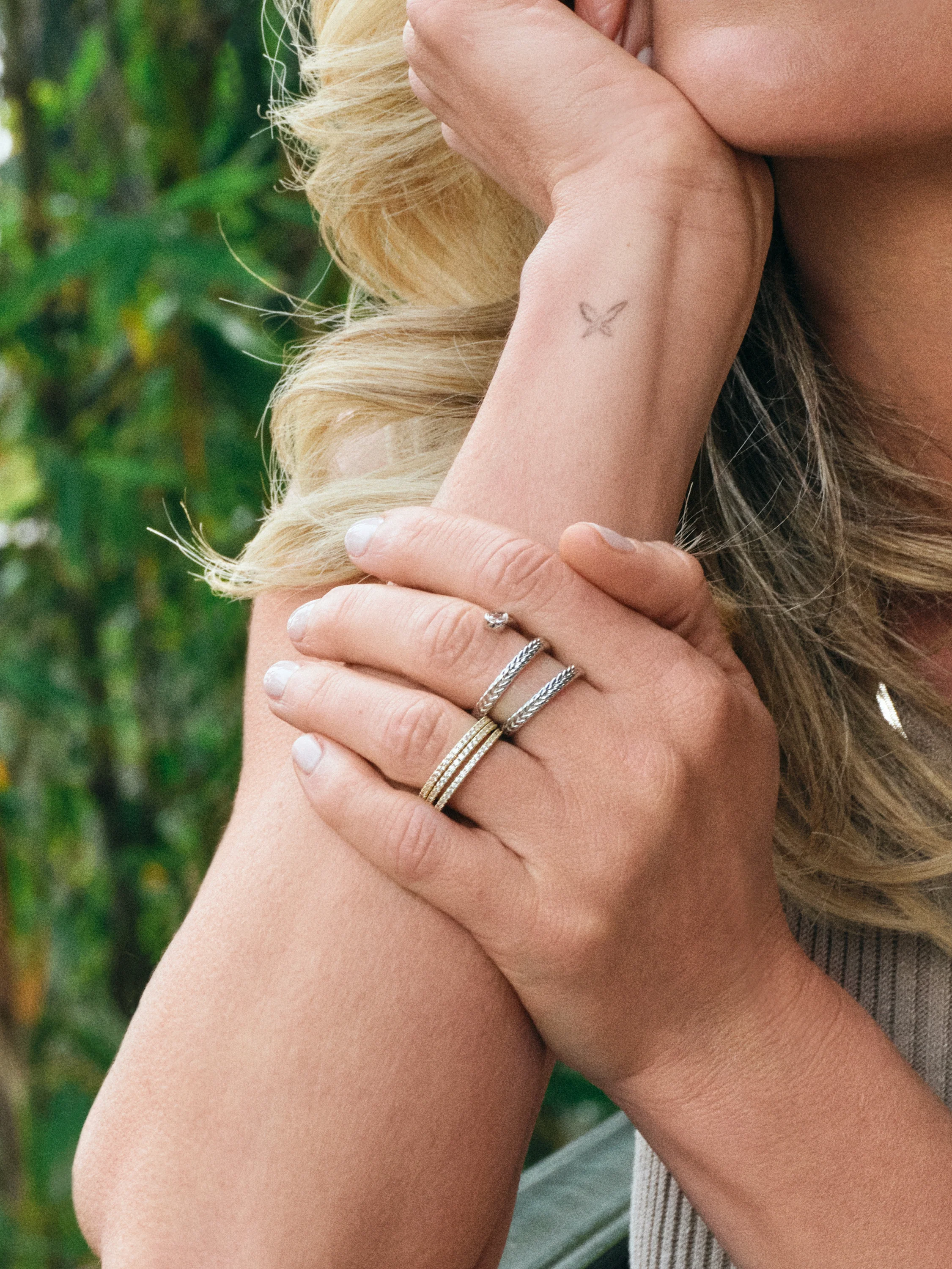 High Shine Ring Stack (Set of 3) - Image 4