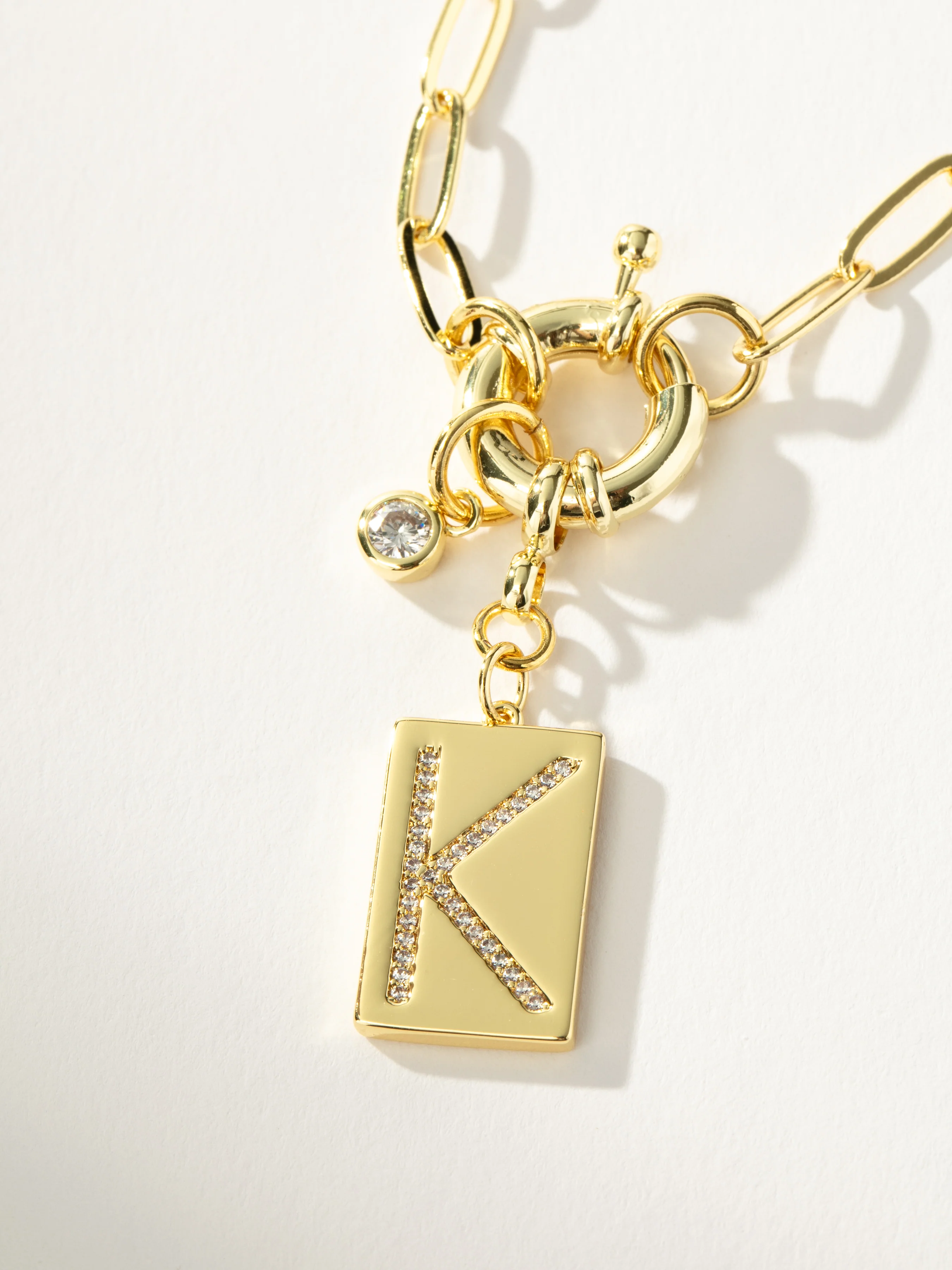 Initial Chain Letter Necklace - Image 11