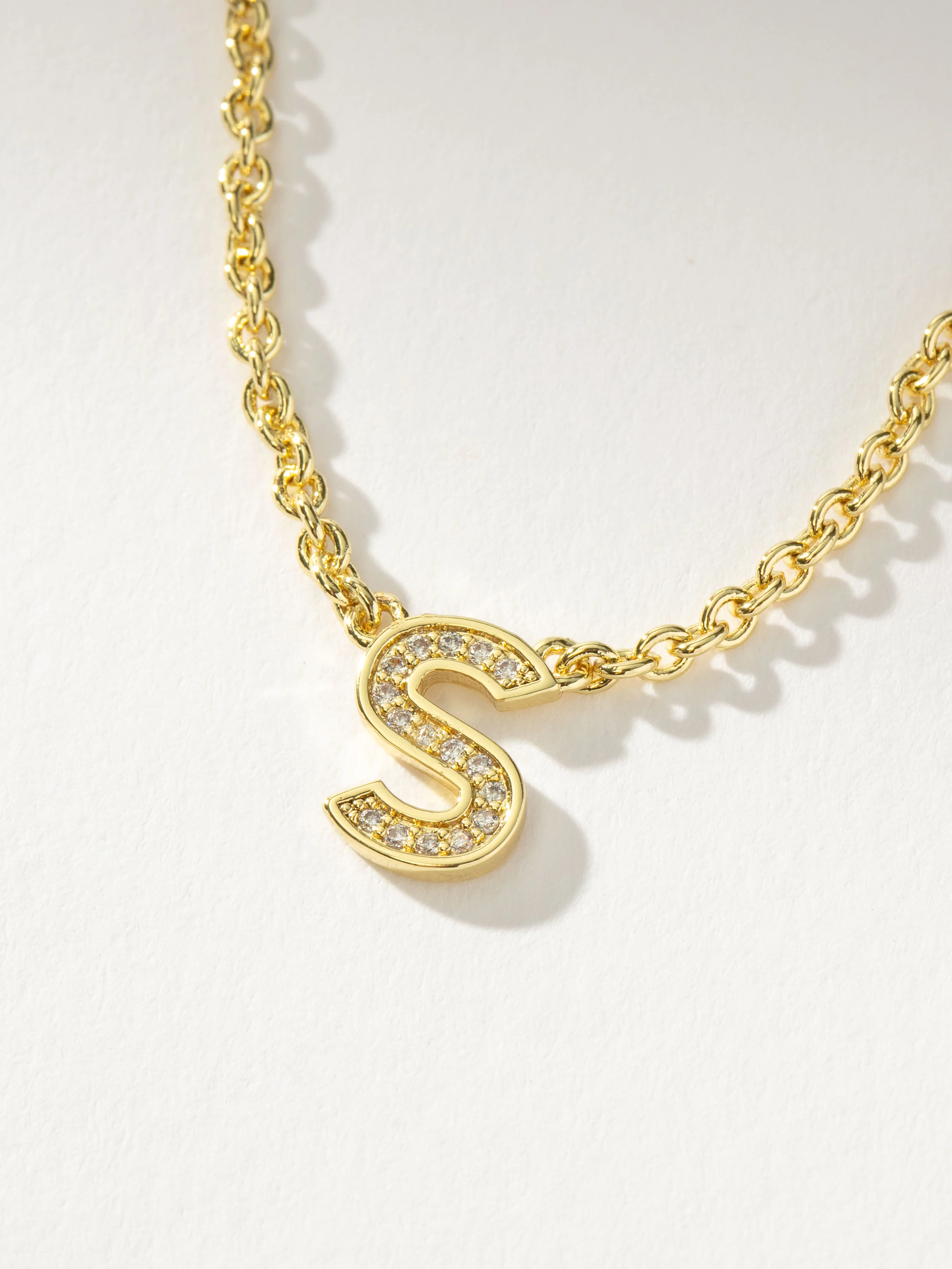Initial Here Letter Necklace - Image 15