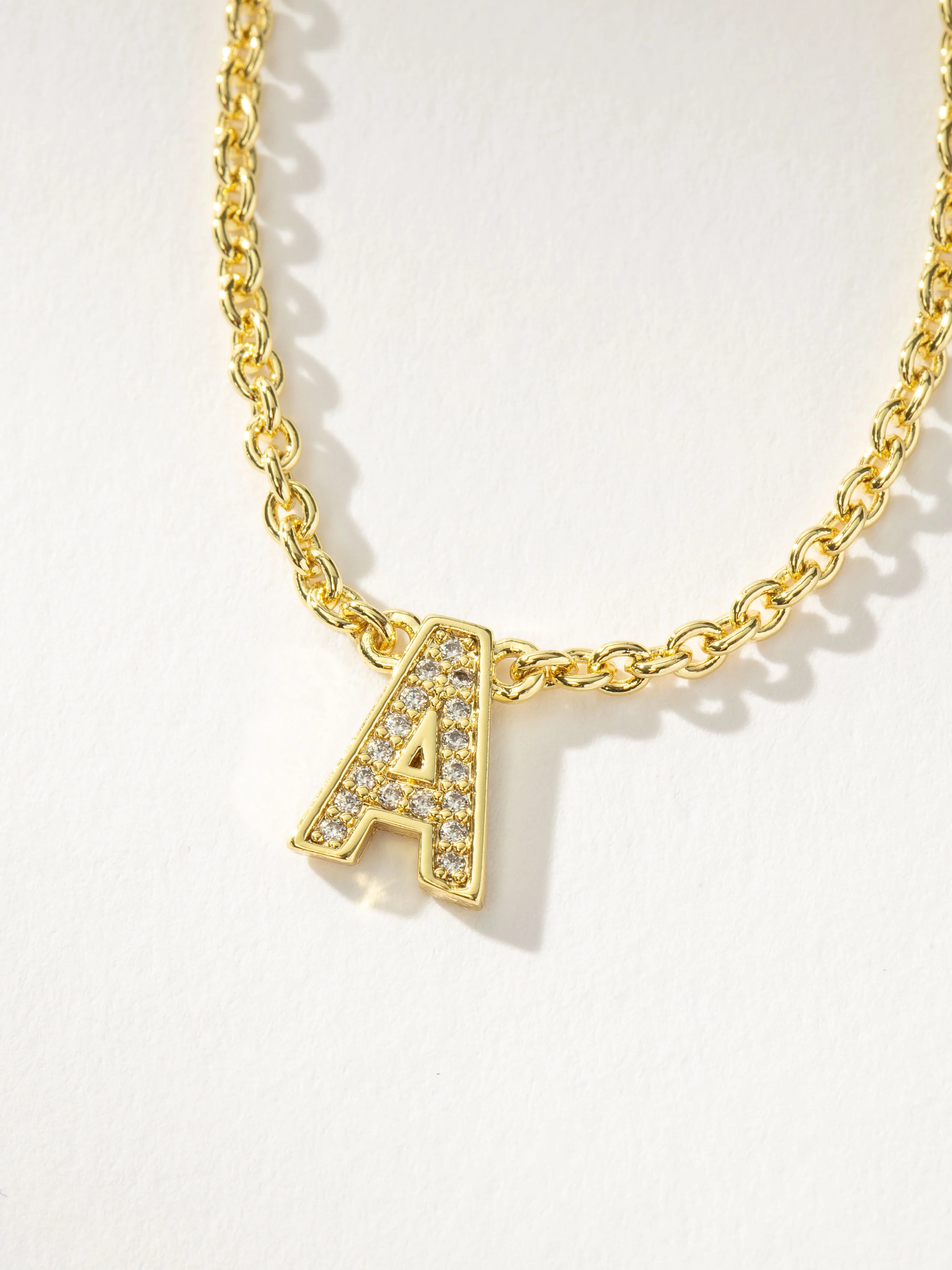 Initial Here Letter Necklace - Image 3