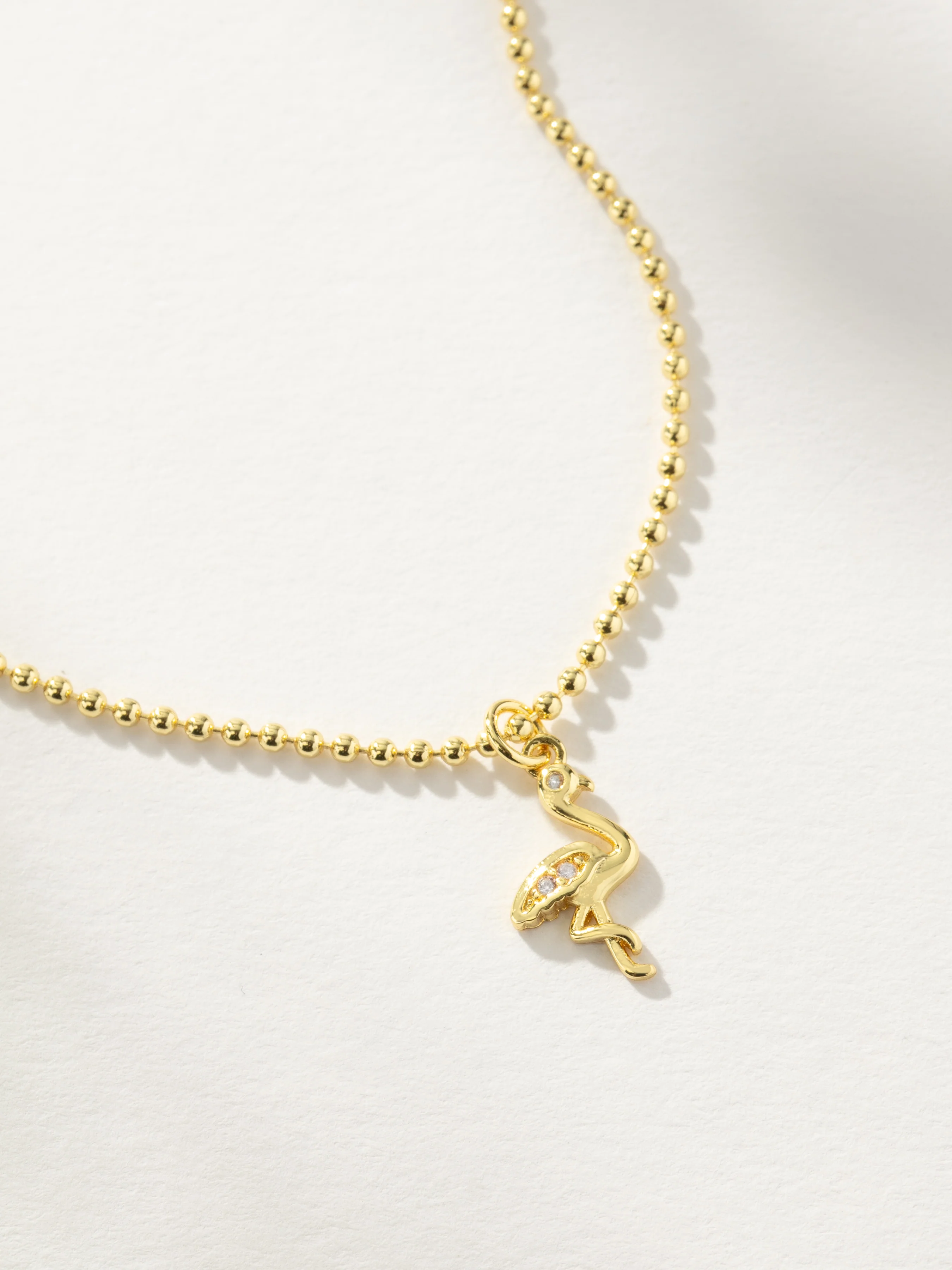 Kids' Flamingo Pendant Necklace