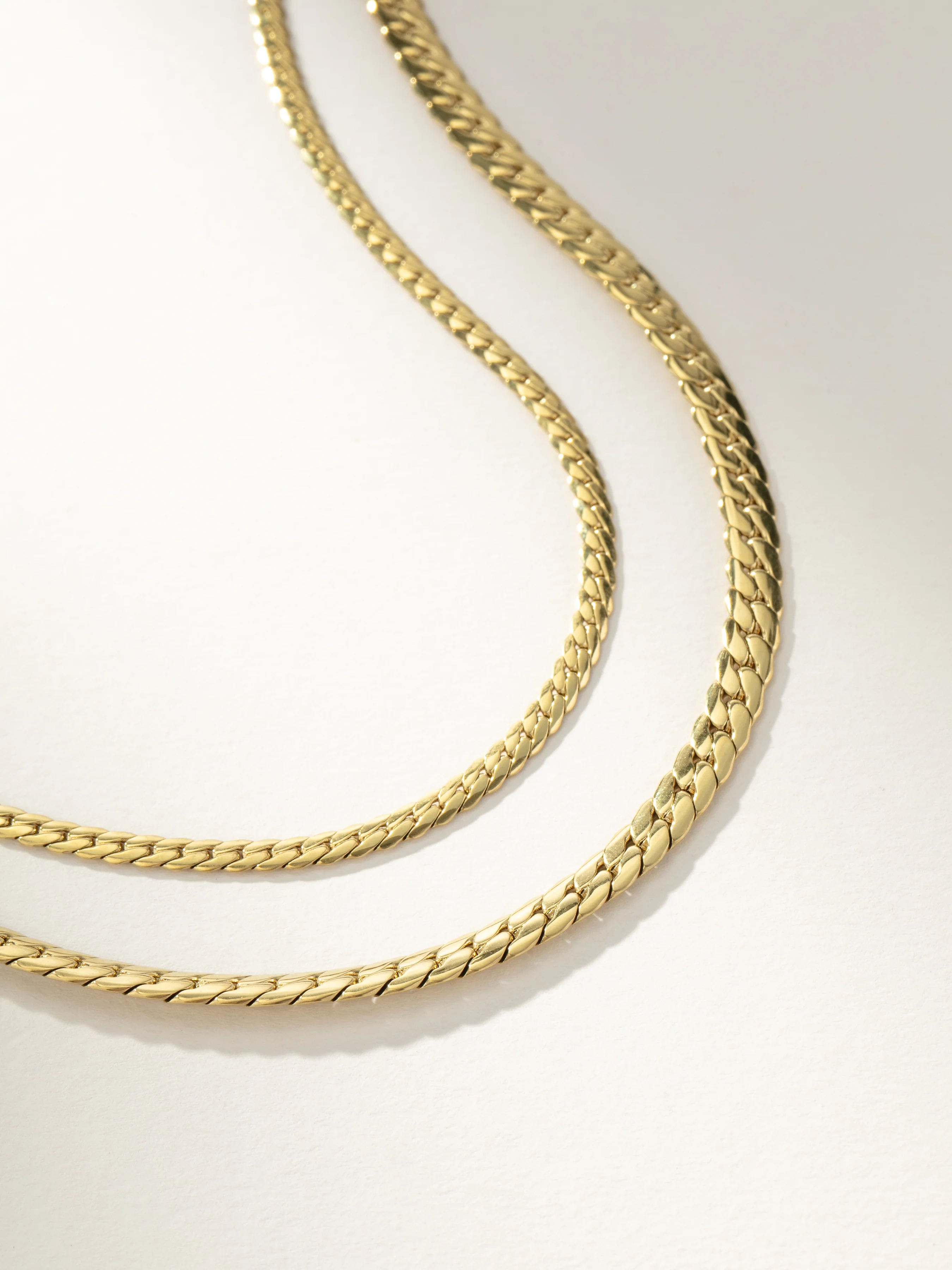 Layered Statement Chain Necklace - Image 4