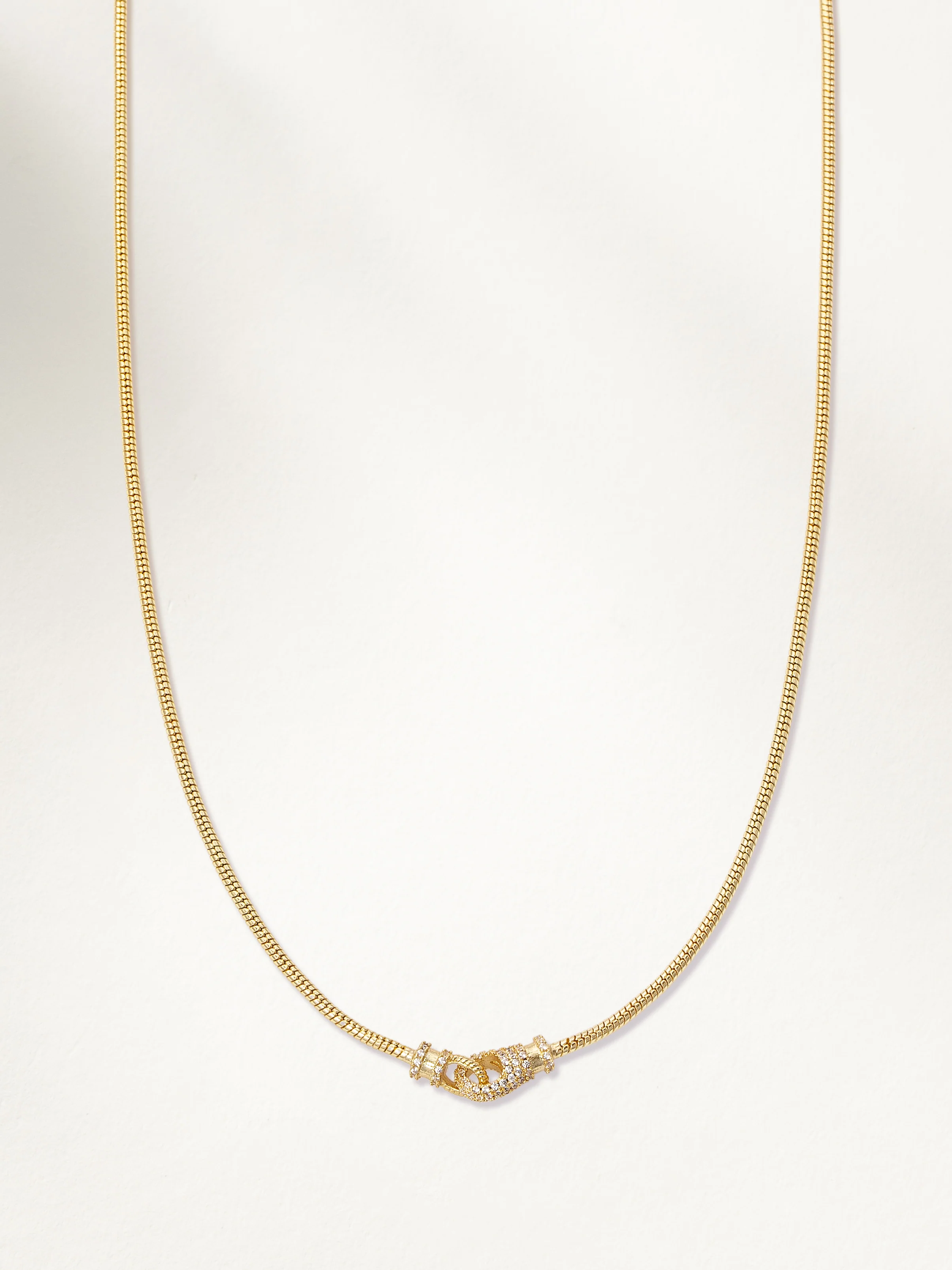 Locked In Snake Chain Necklace - Image 3