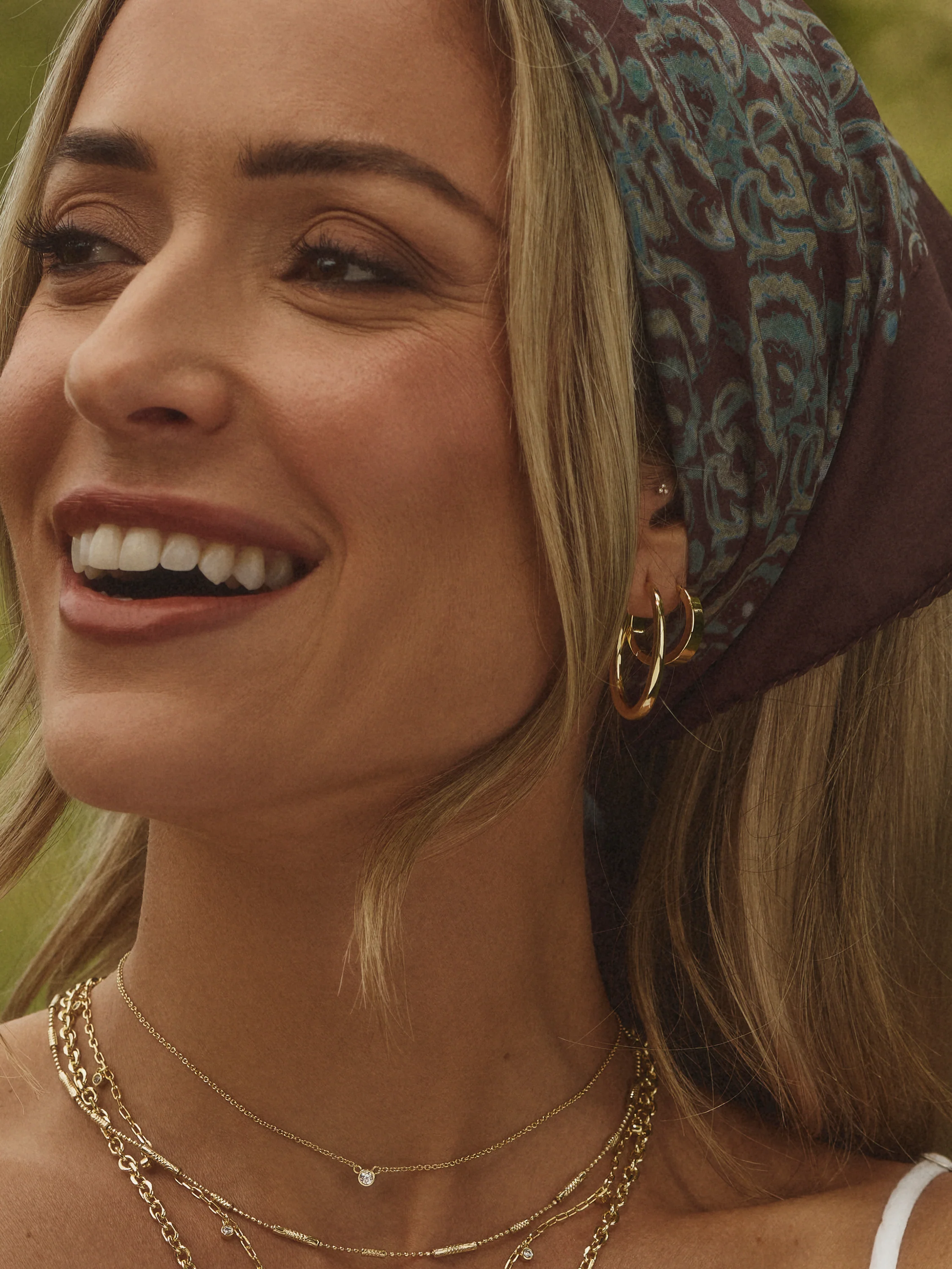 Lose My Number Hoop Earrings - Image 4