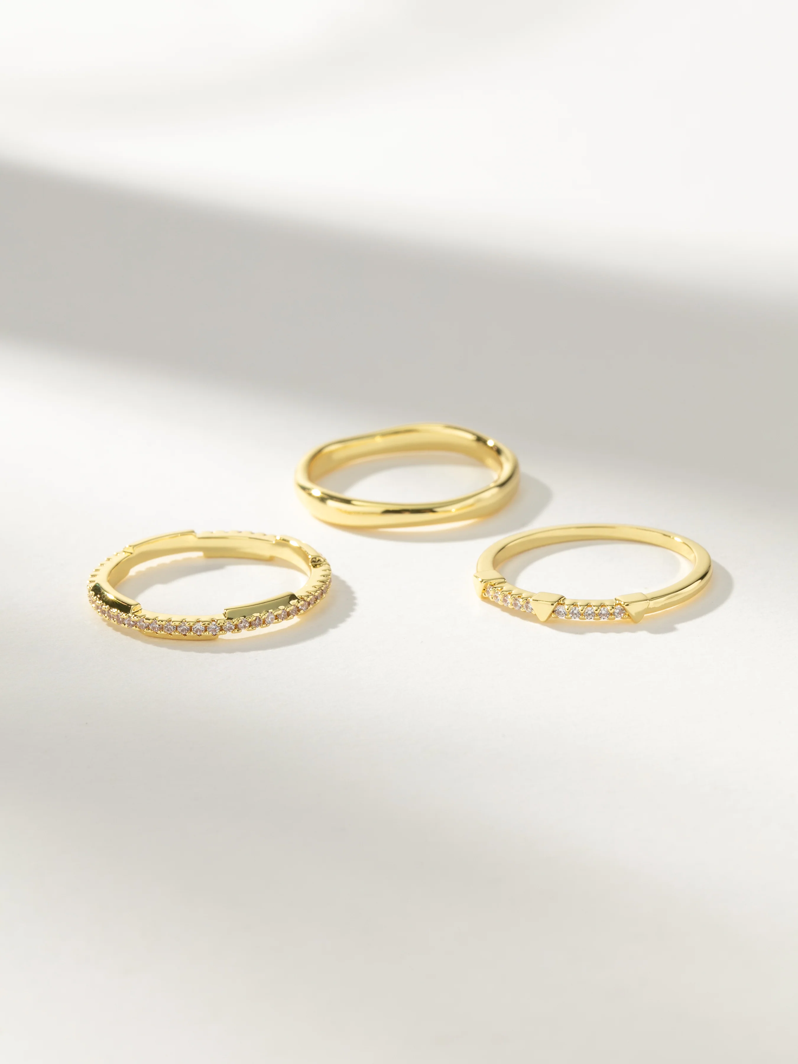 Love Triangle Ring Stack (Set of 3) - Image 3