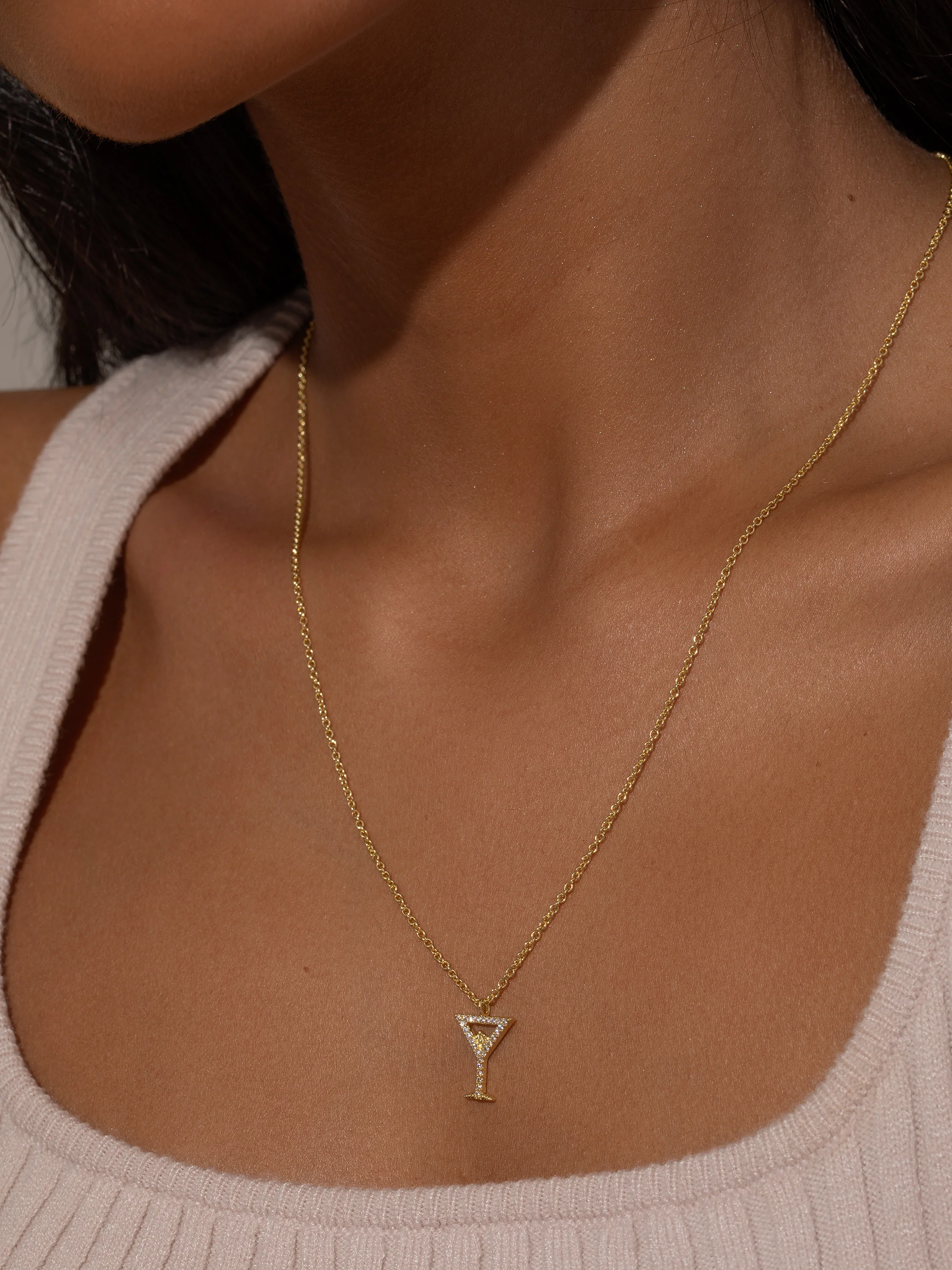 Martini Pendant Necklace - Image 3