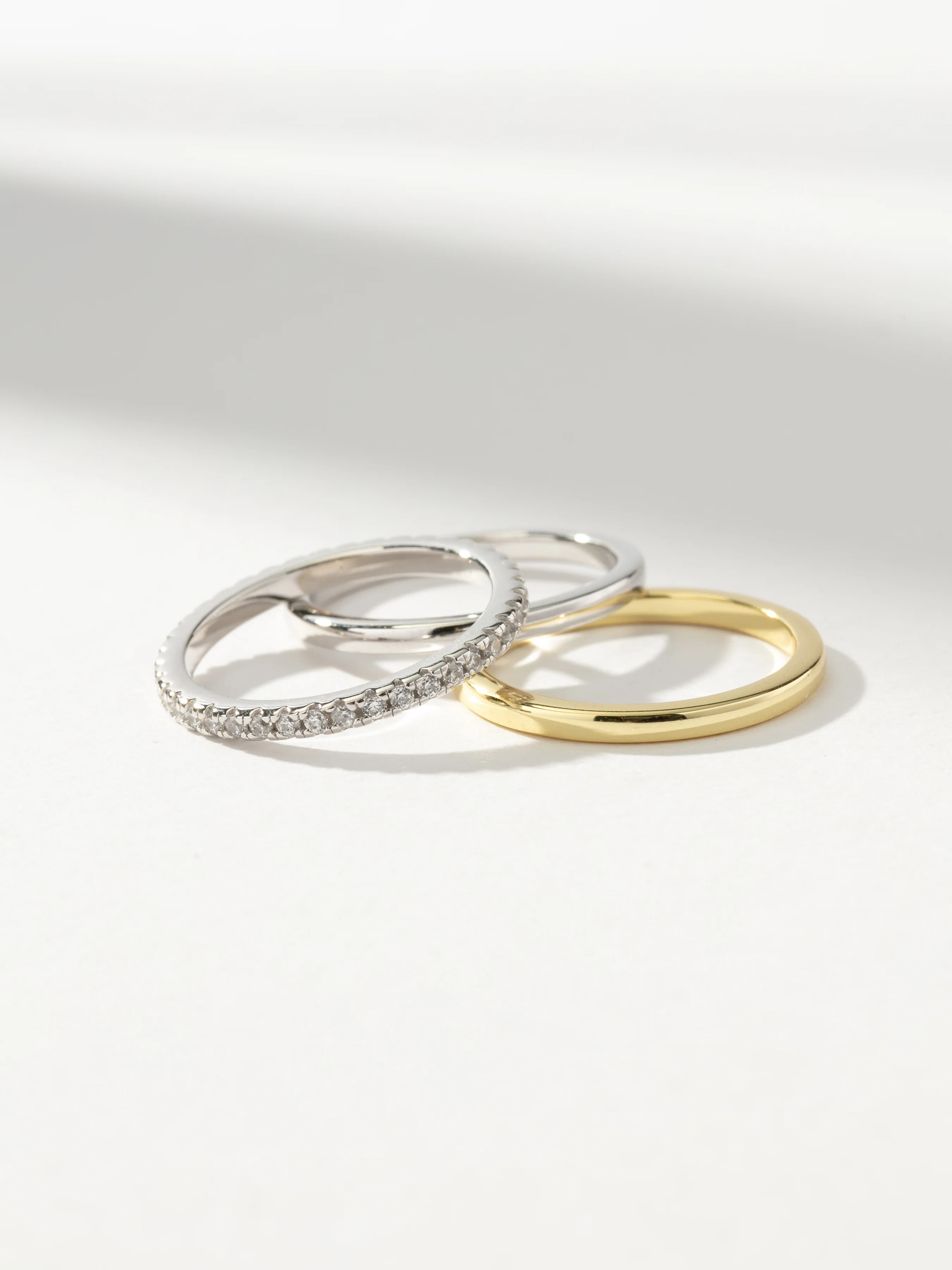 Mixed Metal Ring Stack (Set of 3) - Image 4