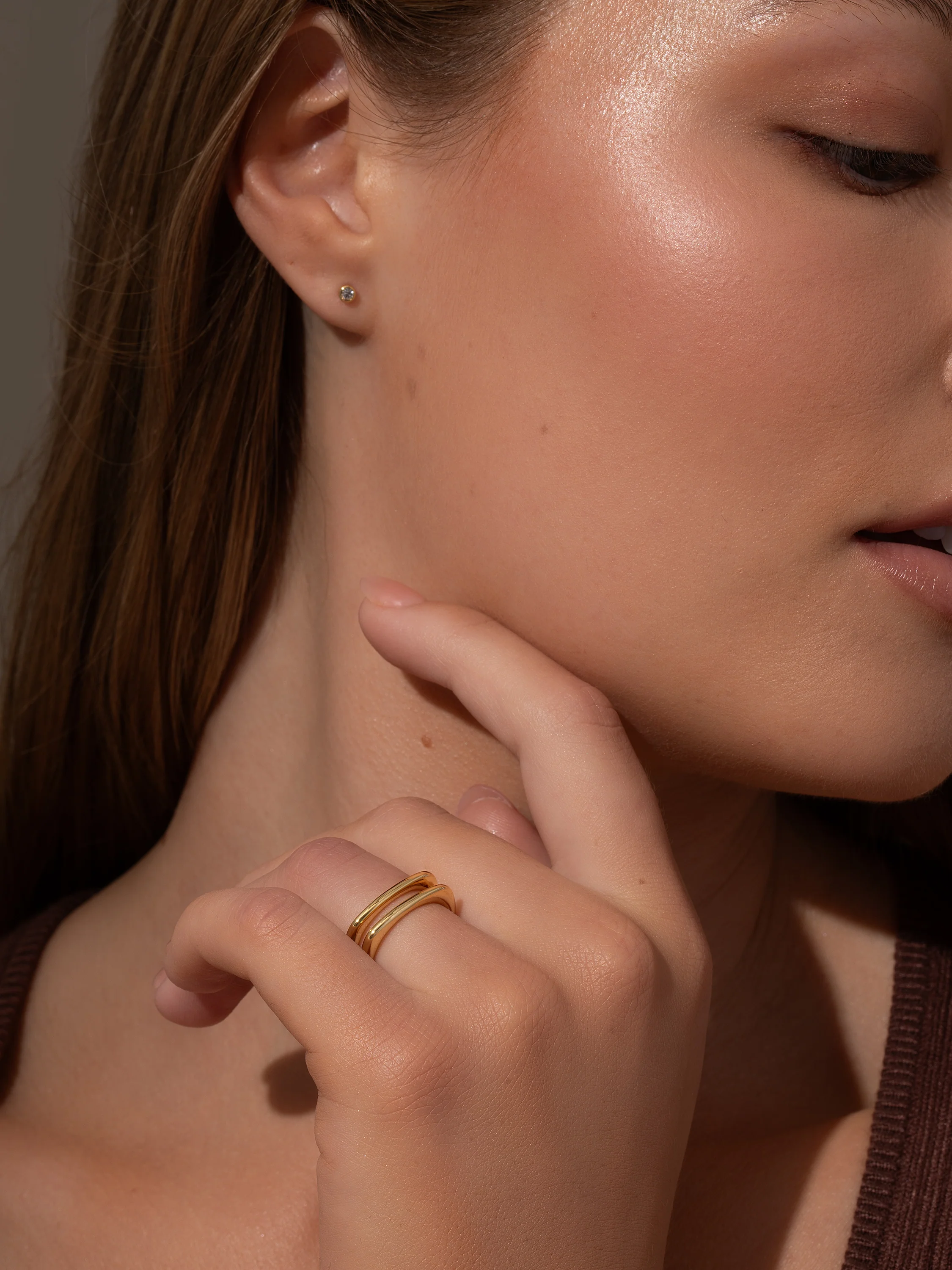 Modern Stacked Ring - Image 4