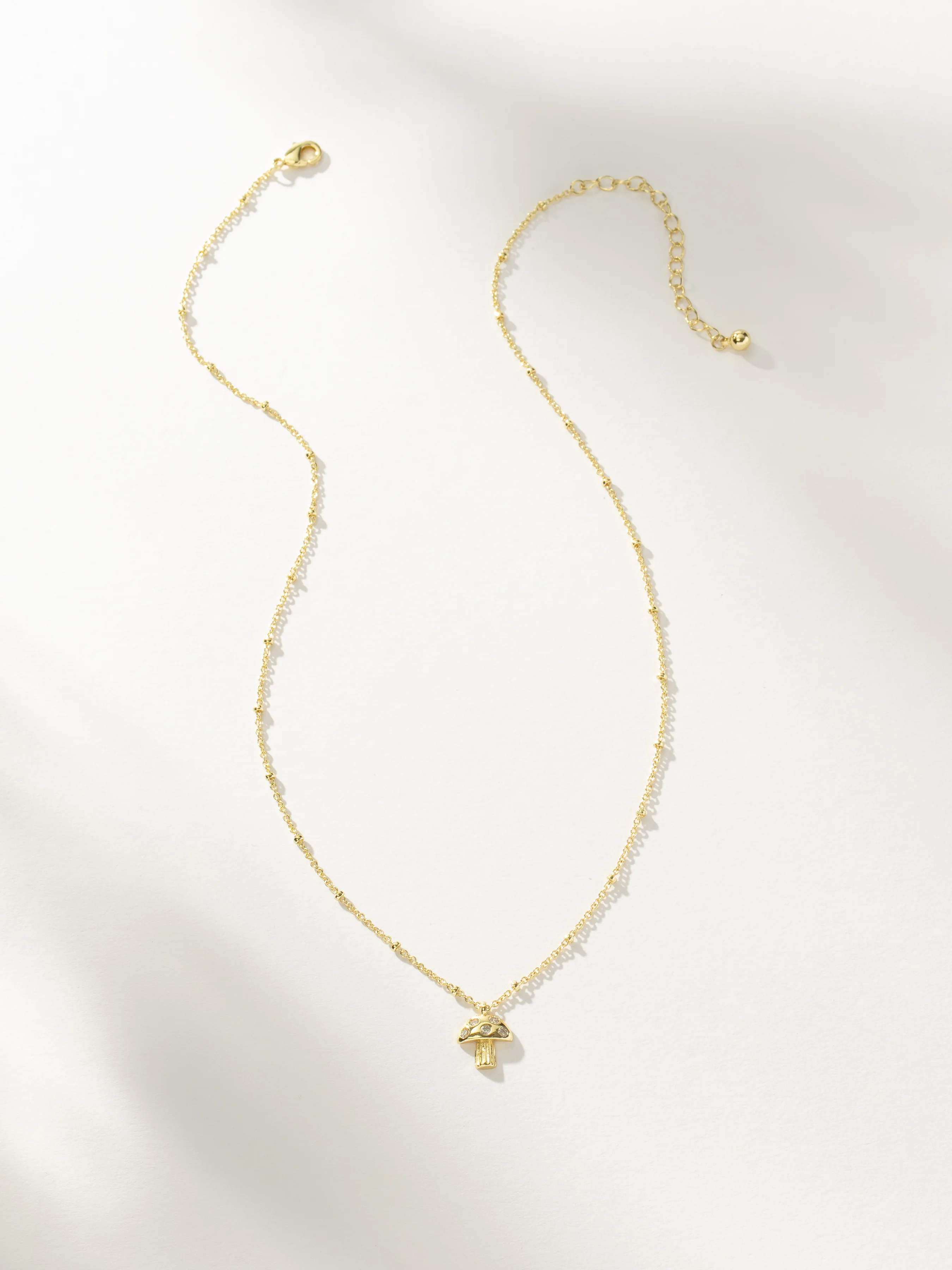 Mushroom Pendant Necklace - Image 3