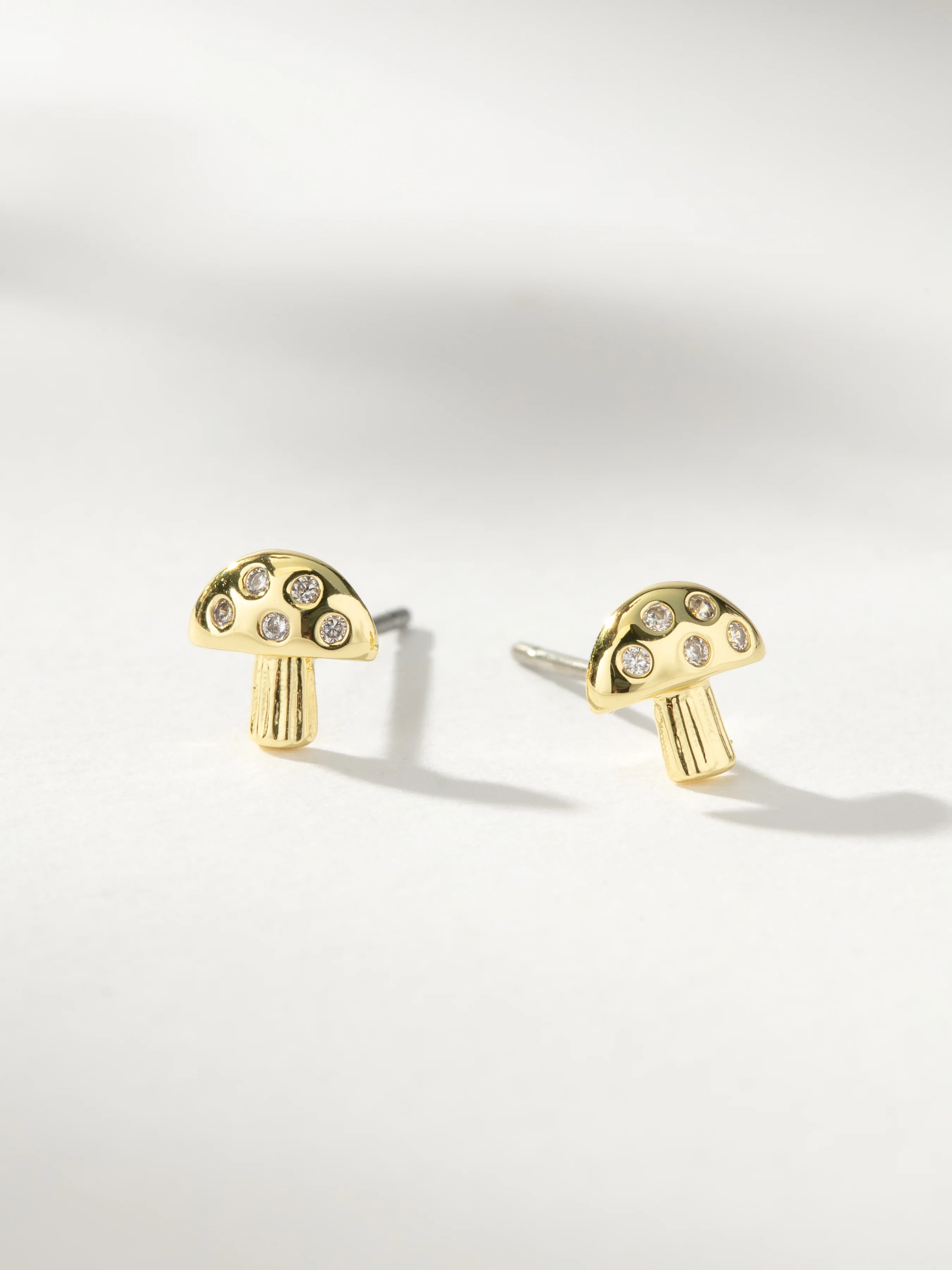 Mushroom Stud Earrings