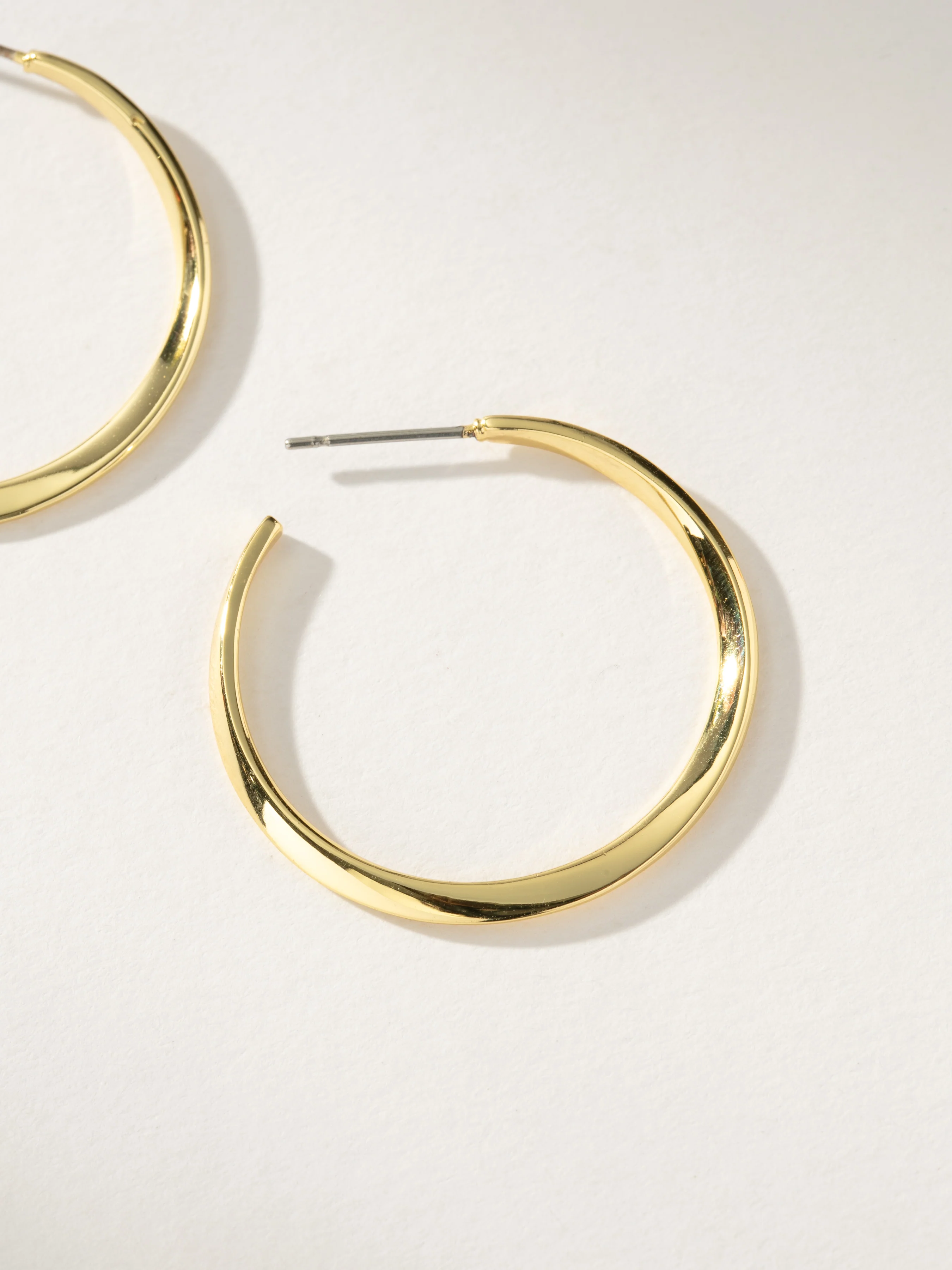 On The Edge Hoop Earrings - Image 3