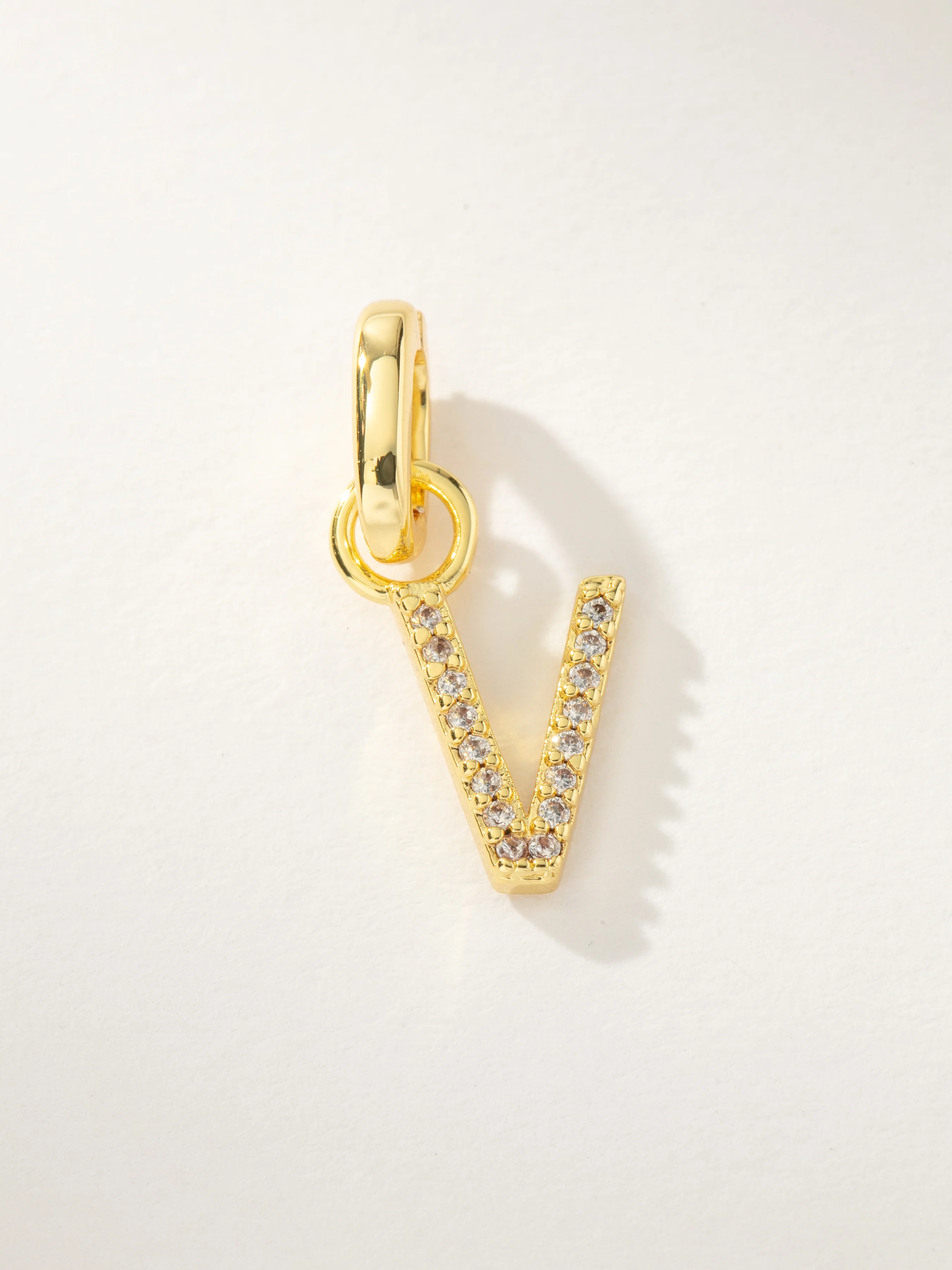Pavé Letter Charm - Image 23