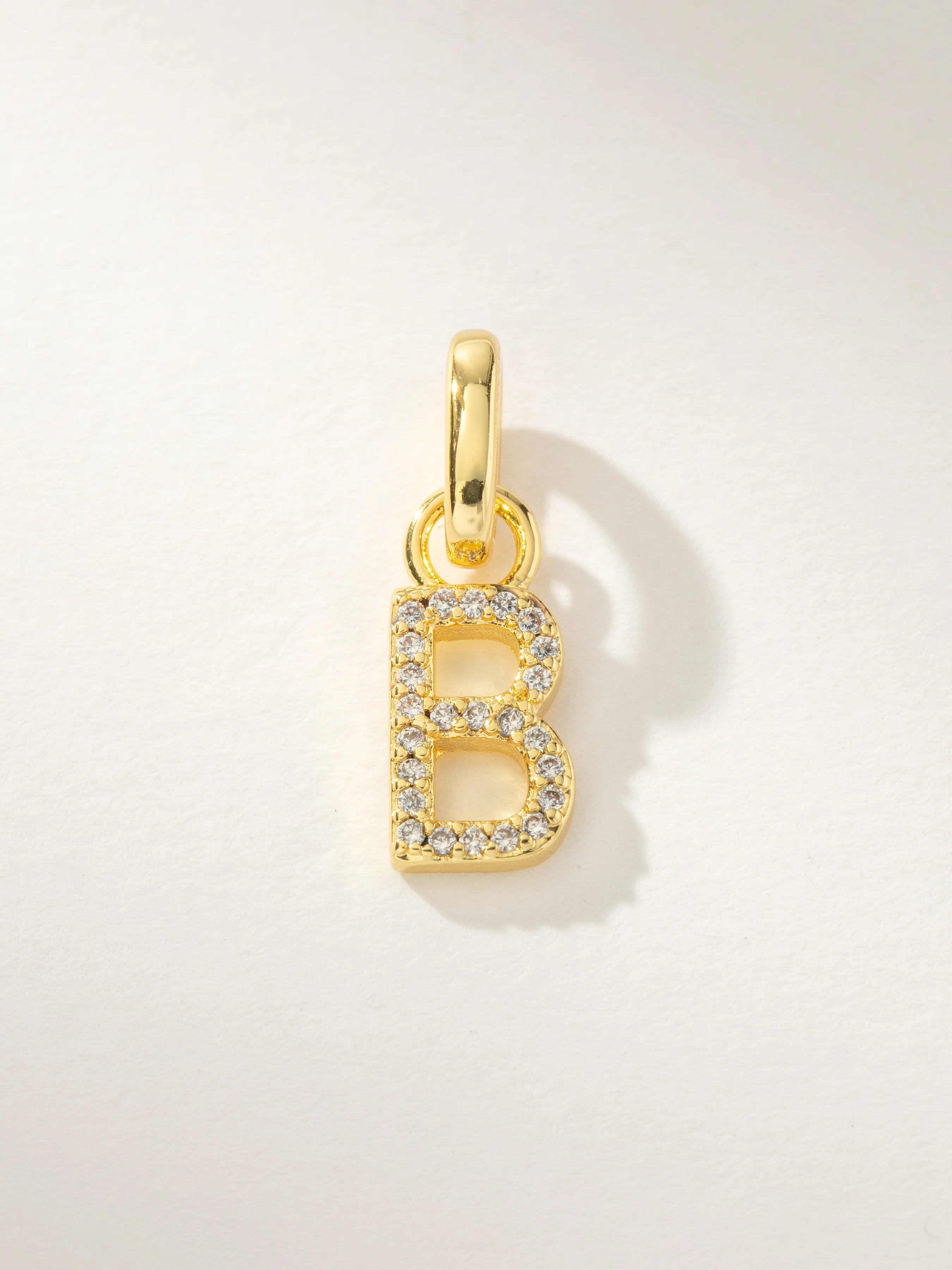 Pavé Letter Charm - Image 3