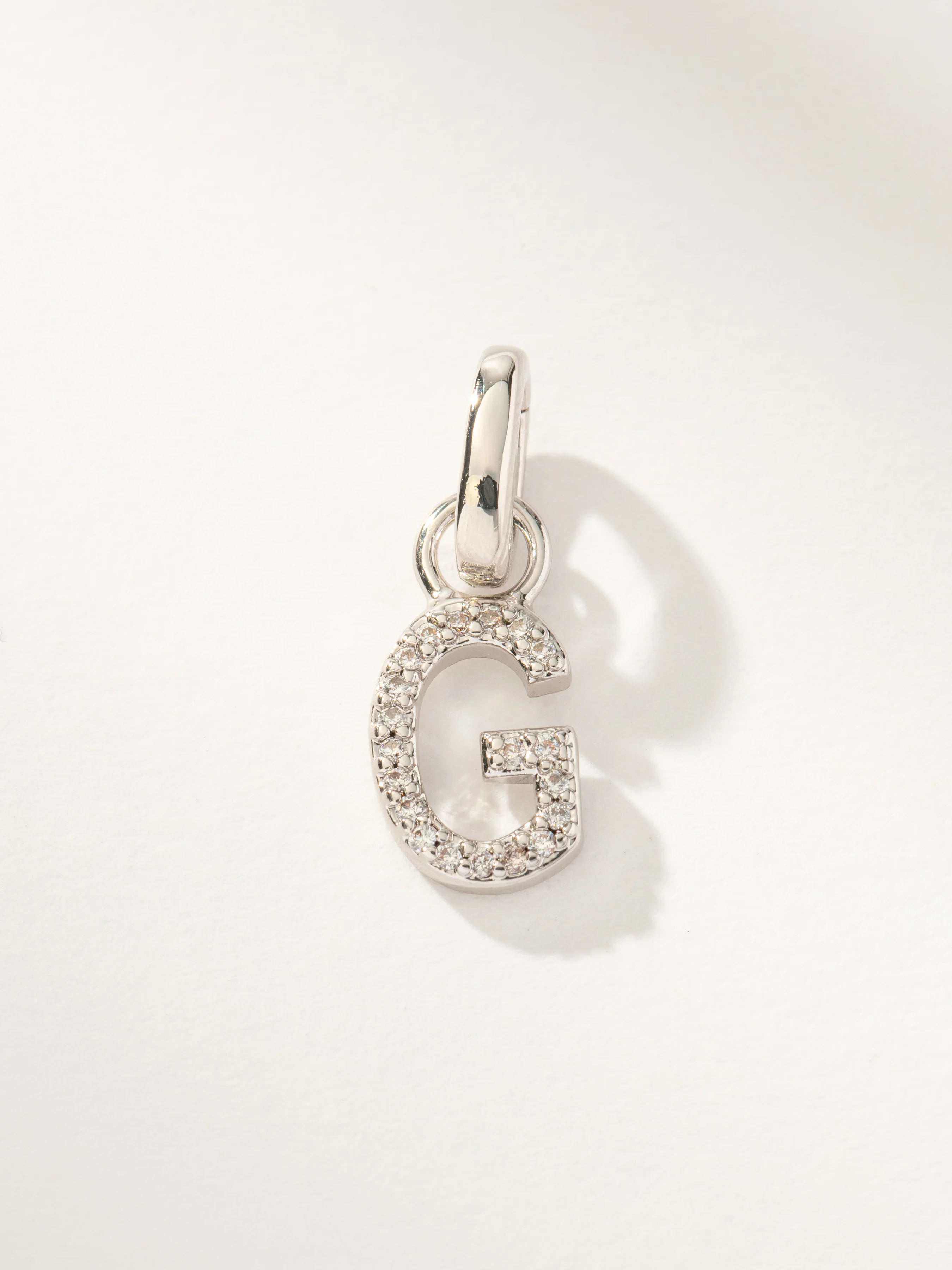 Pavé Letter Charm - Image 37