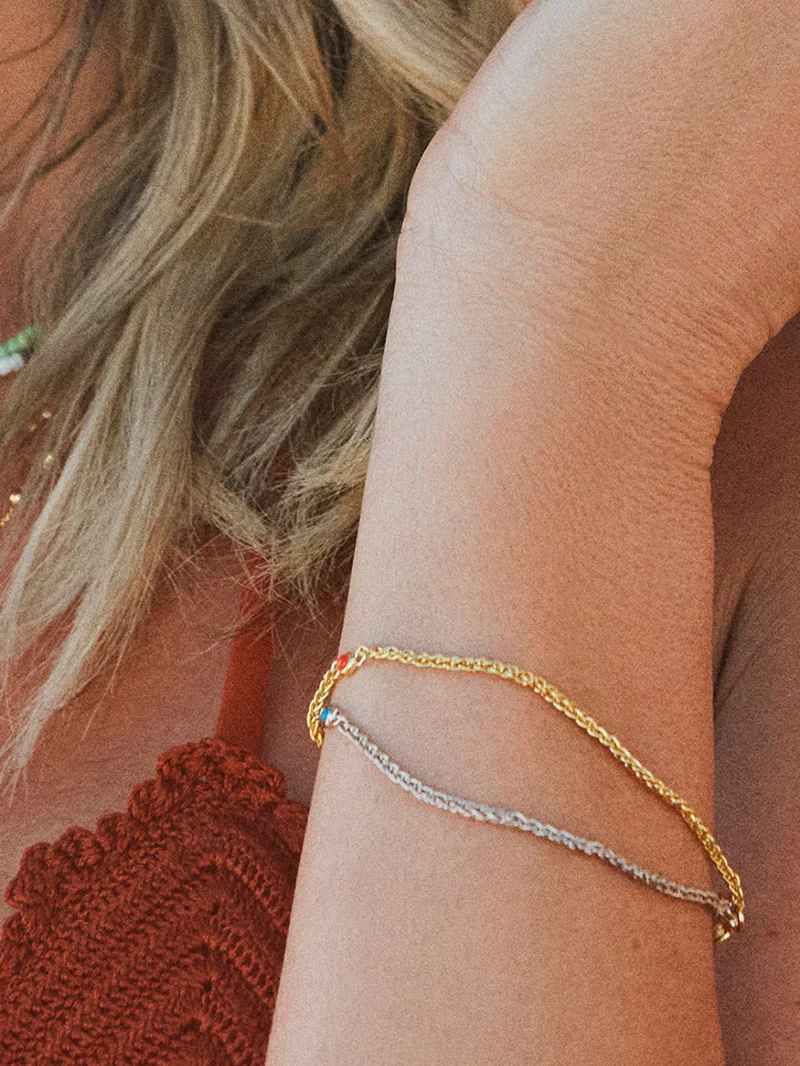 Precious Stone and Chain Bracelet - Image 4