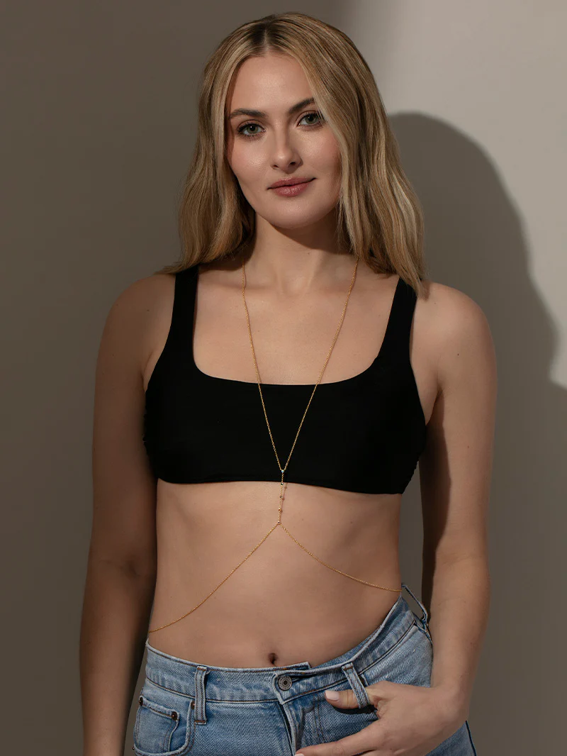 Rainbow Gem Body Chain - Image 4
