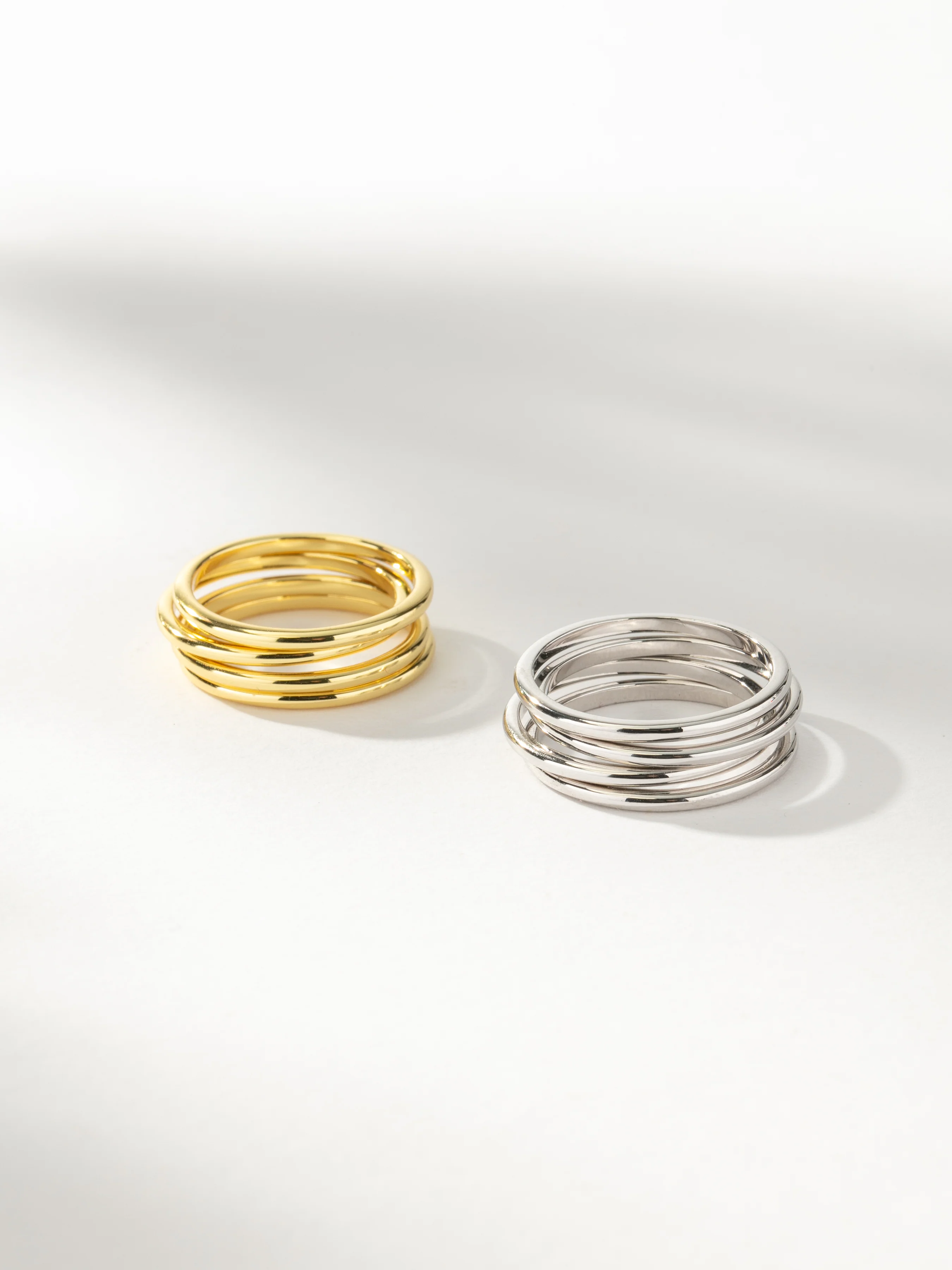 Simple Band Ring Stack (Set of 4)
