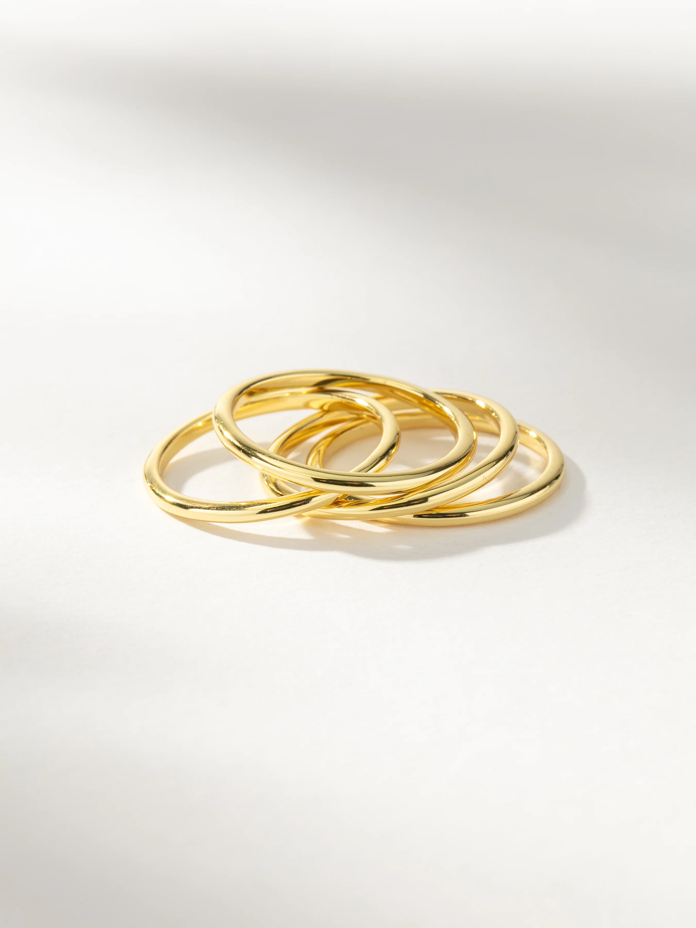 Simple Band Ring Stack (Set of 4) - Image 3