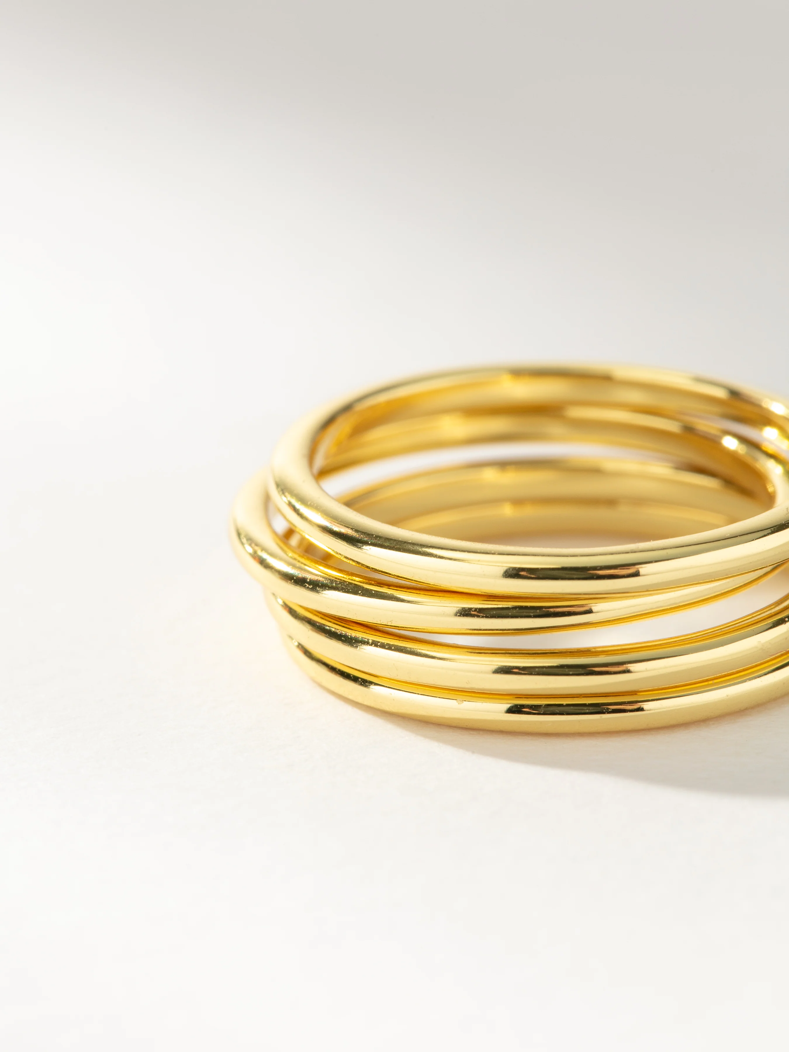 Simple Band Ring Stack (Set of 4) - Image 5