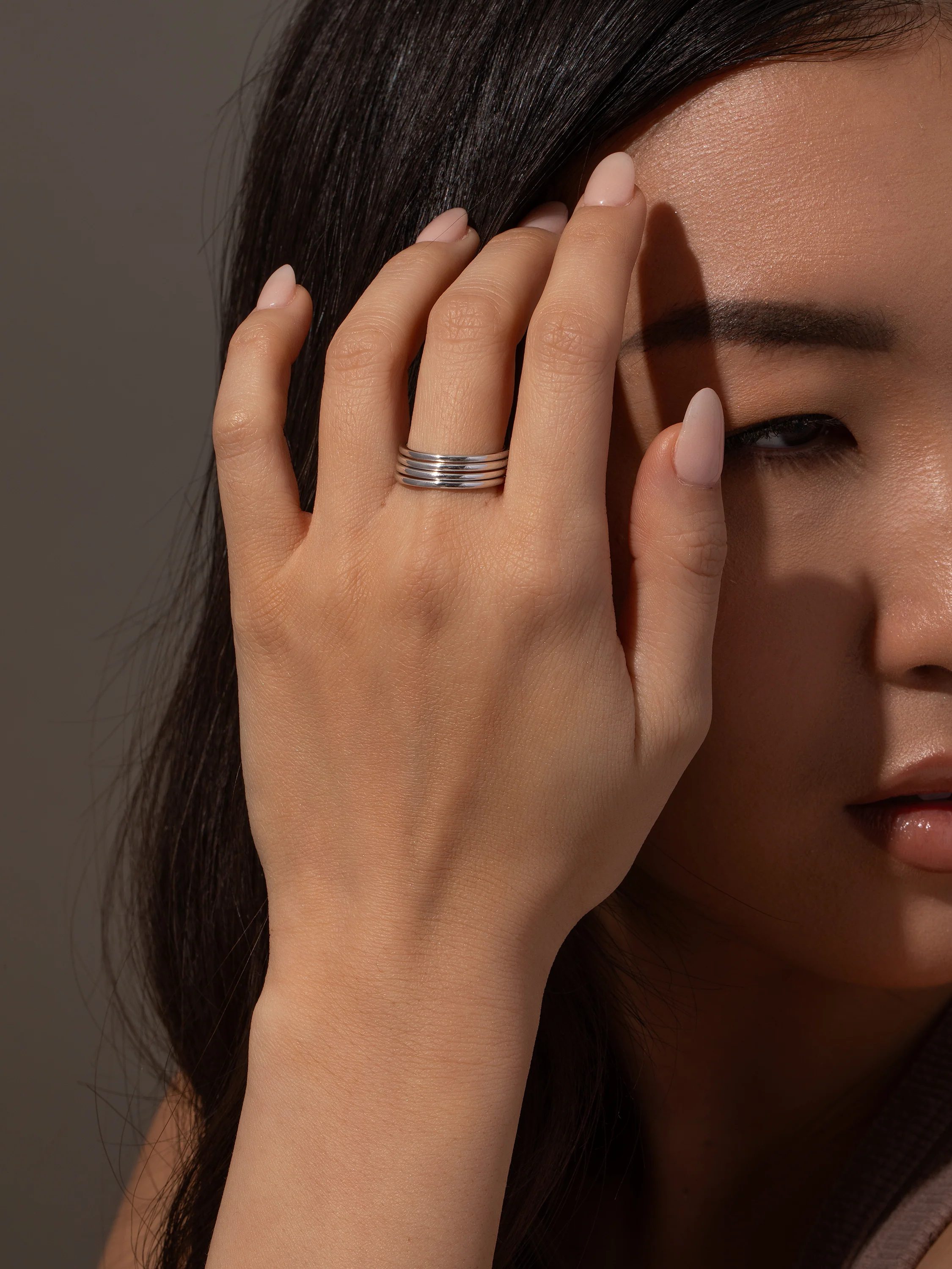 Simple Band Ring Stack (Set of 4) - Image 7