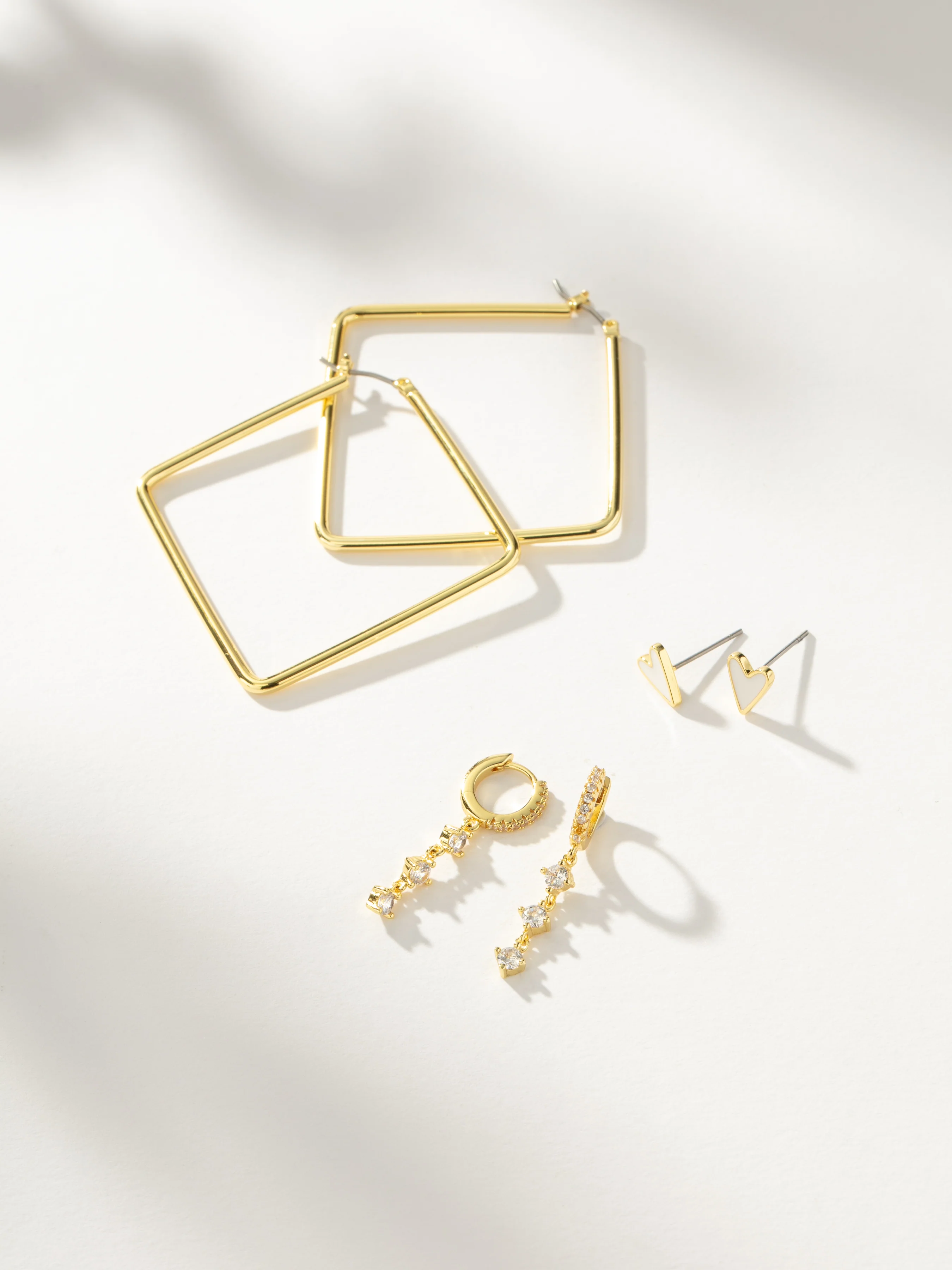 Simple Layers Earring Set
