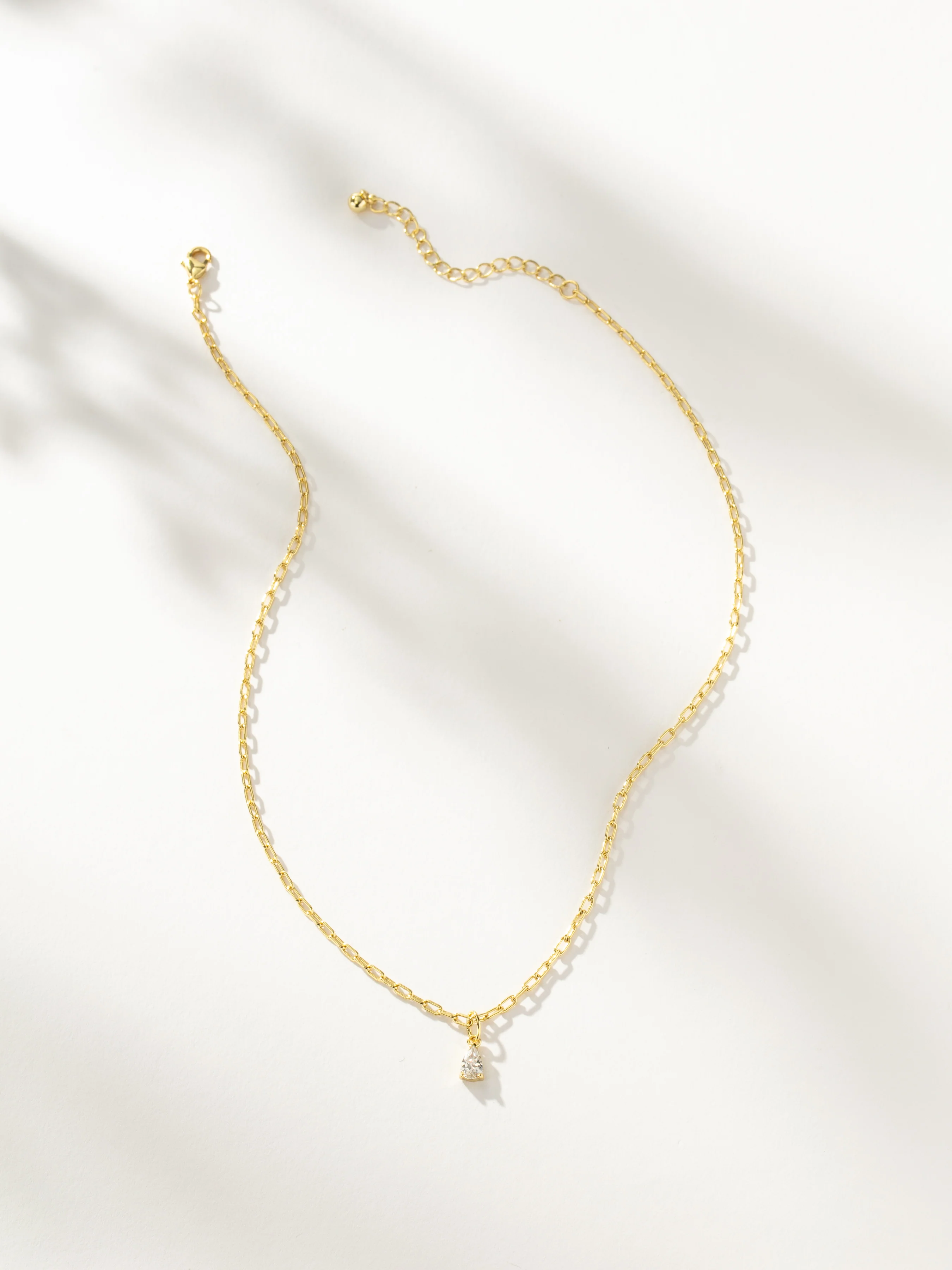 Teardrop Pendant Necklace - Image 3