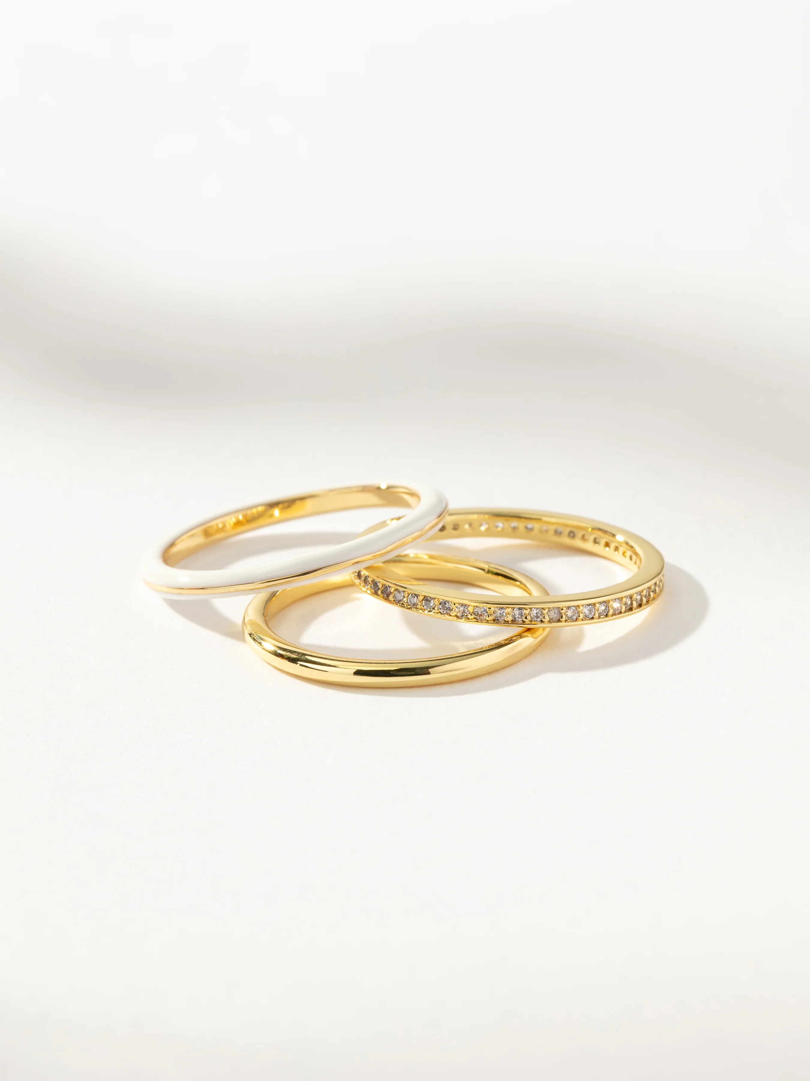 White Hot Forever Ring (Set of 3) - Image 3